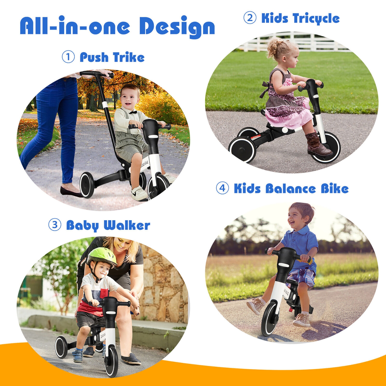 Kids balance clearance trike