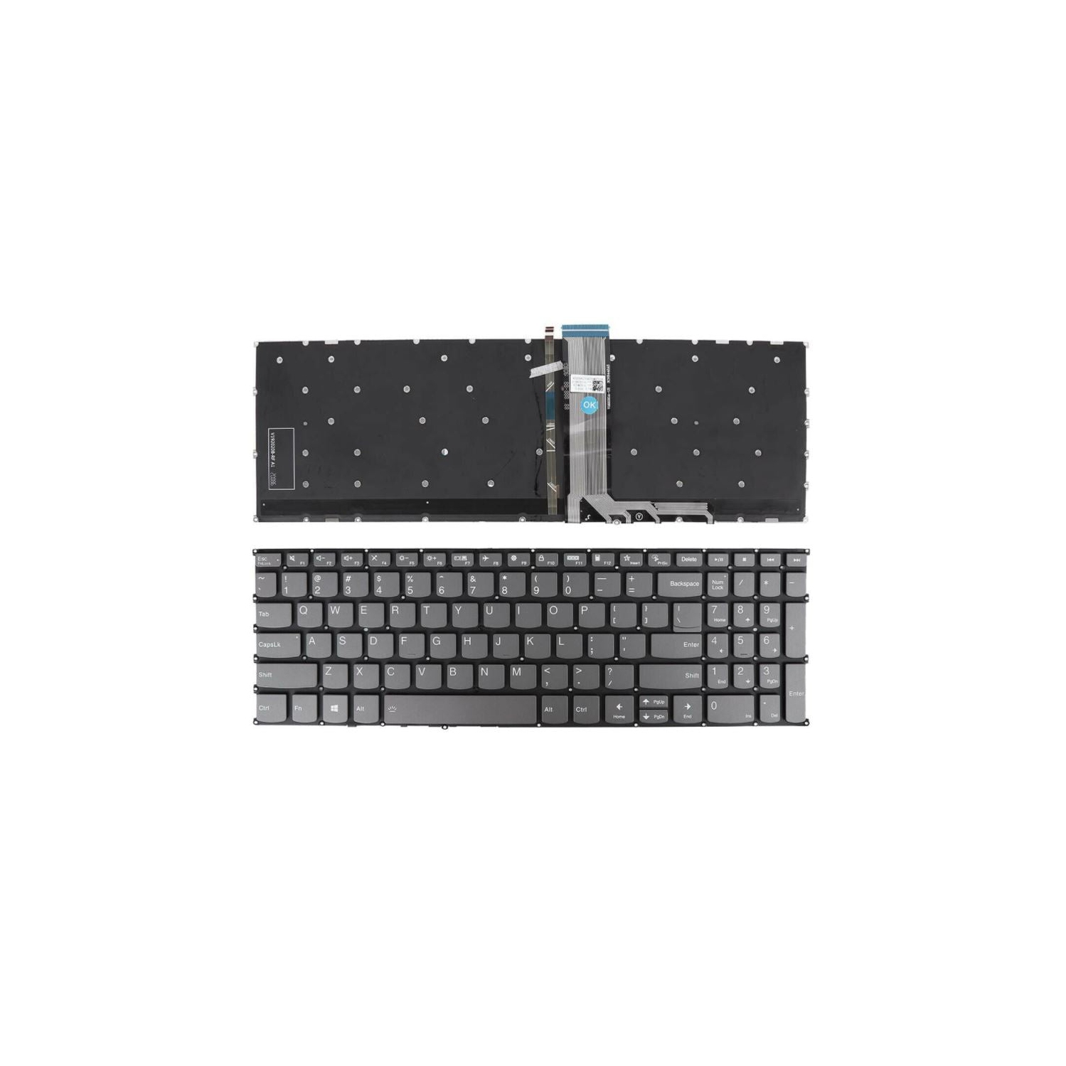 Nouveau clavier rétroéclairé anglais américain SN20W65236 SN20Z38683 V1920BS1 V192020BS2 de Lenovo
