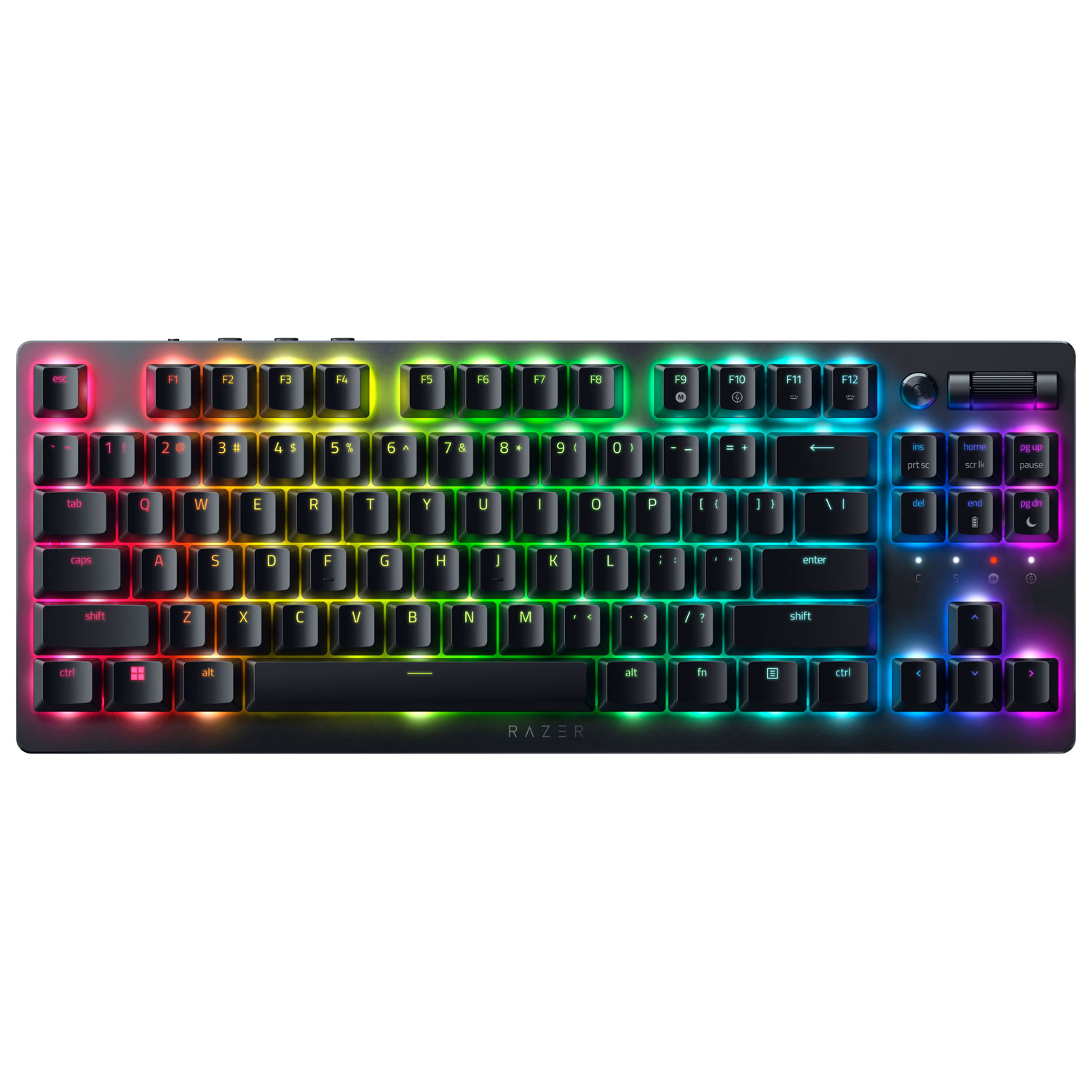 Clavier de jeu mécanique rétroéclairé Bluetooth sans pavé numérique DeathStalker V2 Pro de Razer