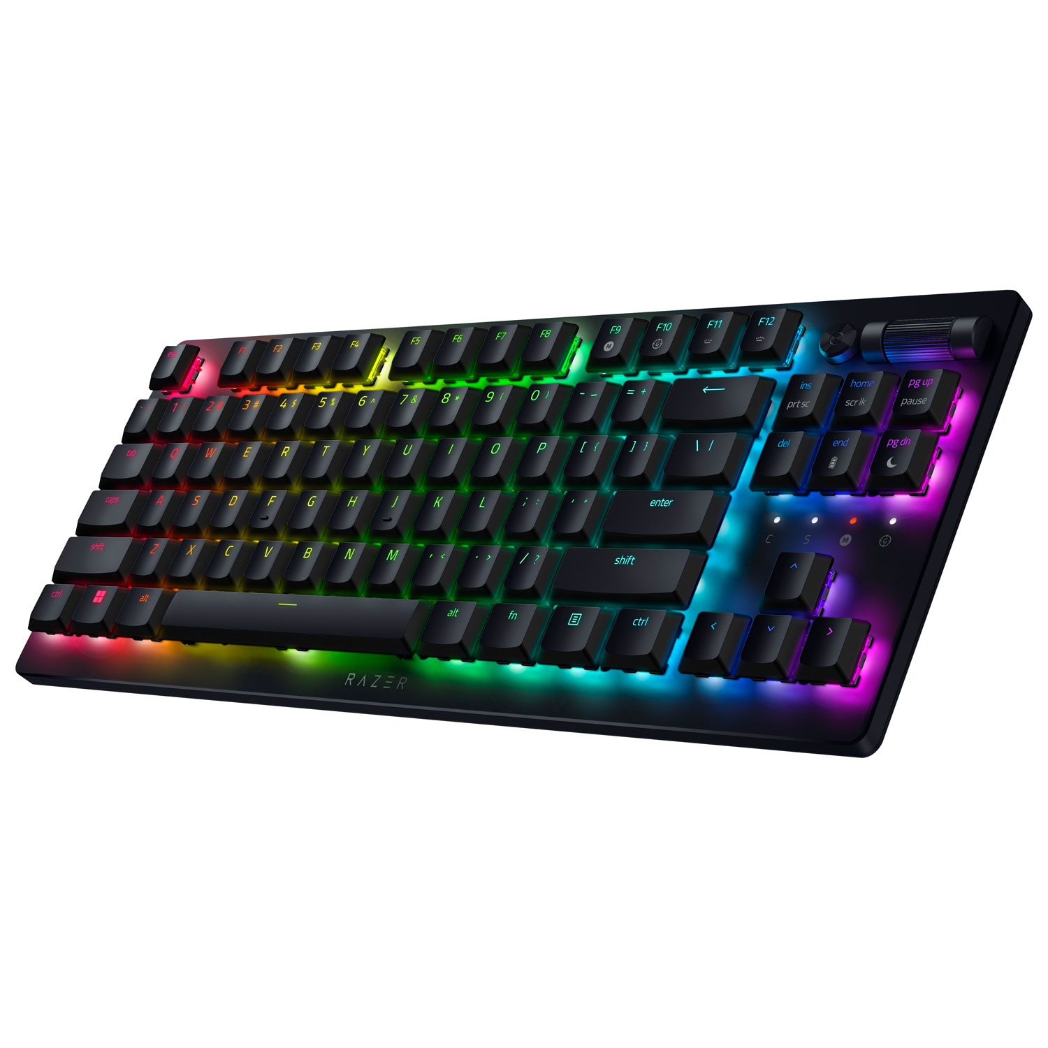 Clavier de jeu mécanique rétroéclairé Bluetooth sans pavé numérique DeathStalker V2 Pro de Razer