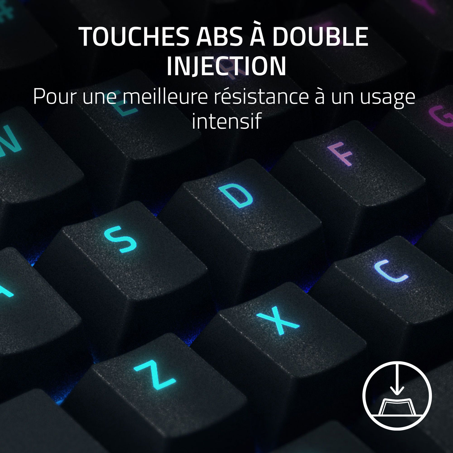 Razer BlackWidow V4 X Mechanical Gaming Keyboard with Chroma RGB - Black