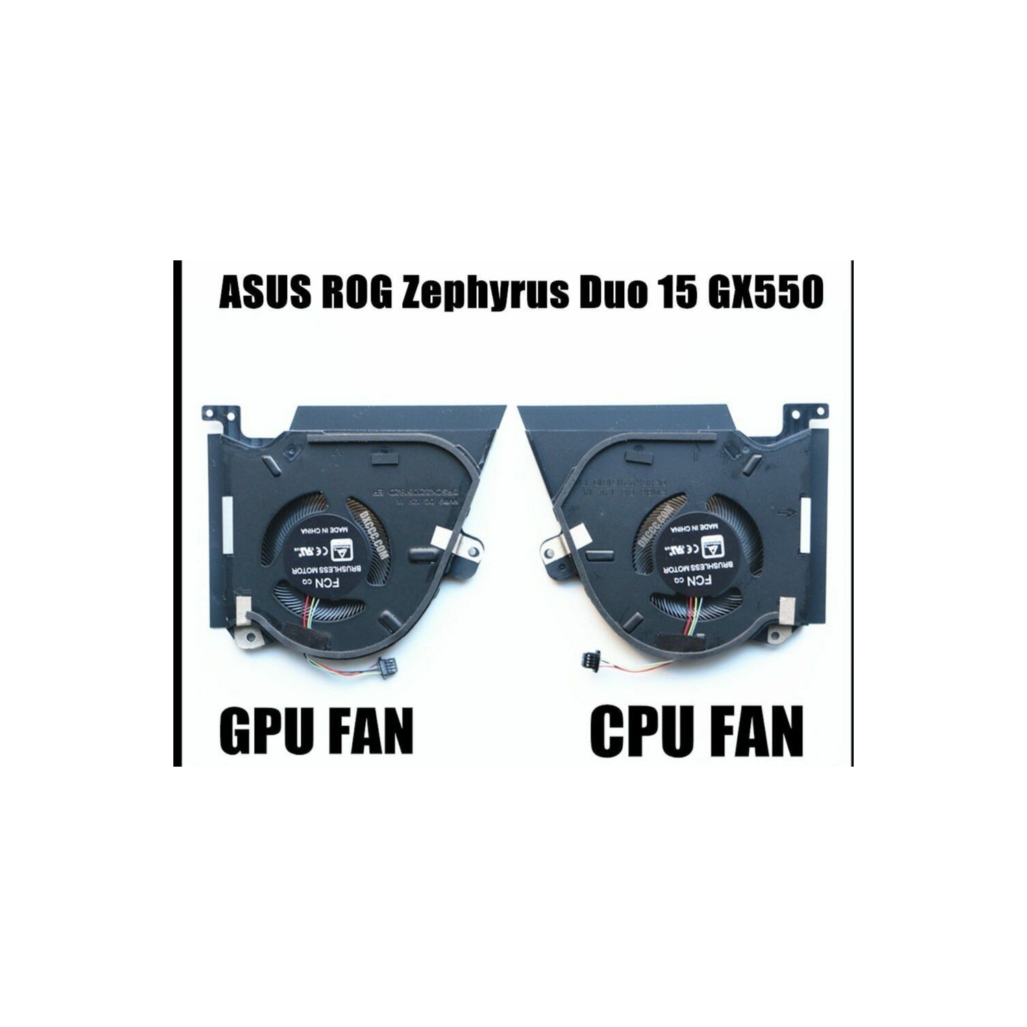 New Asus ROG Zephyrus Duo 15 GX550 GX550LXS GX550LWS GX550Q CPU & GPU Cooling Fan Kit