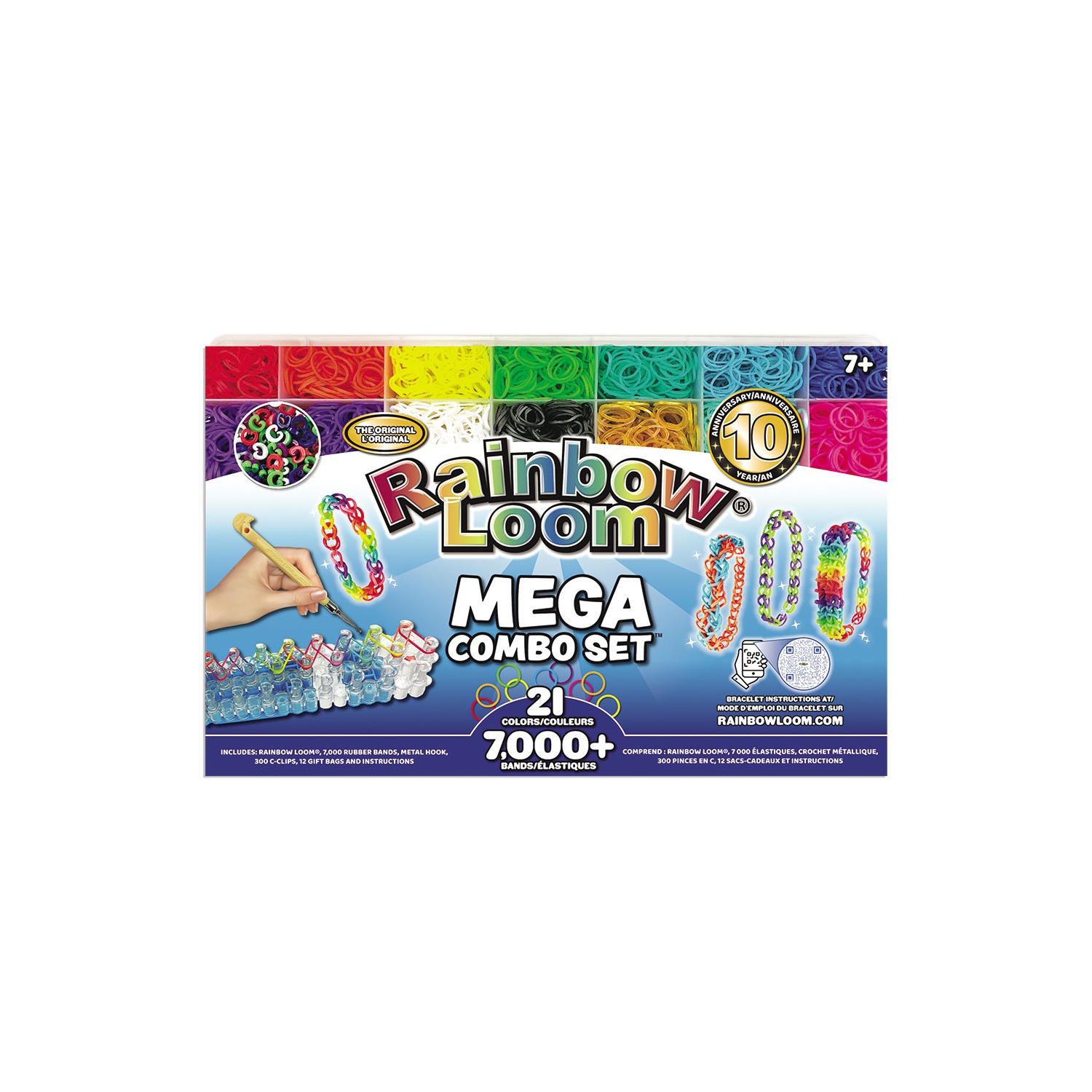 RAINBOW LOOM - FF-RAINBOW LOOM MEGA COMBO SET