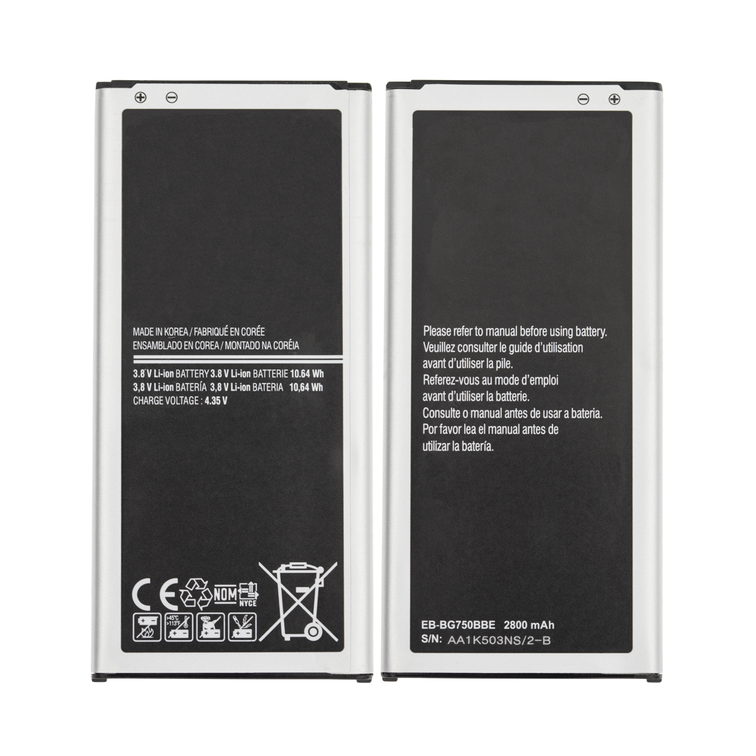 Replacement Replacement Battery Compatible For Samsung Galaxy Mega 2 (G750)