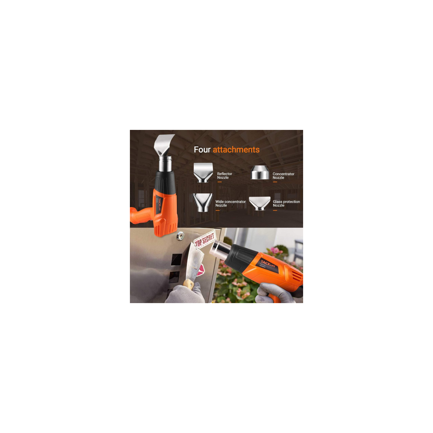 TackLife HGP68AC Heat Gun 1500W