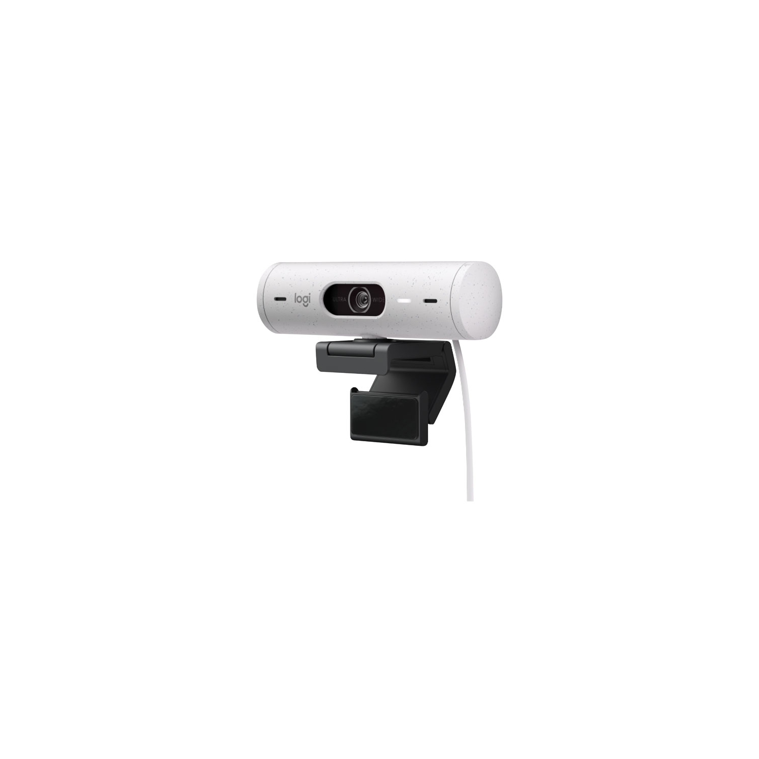 Logitech Brio 500 Full HD 1080p Webcam with Dual Noise Reduction Mic - Off-White