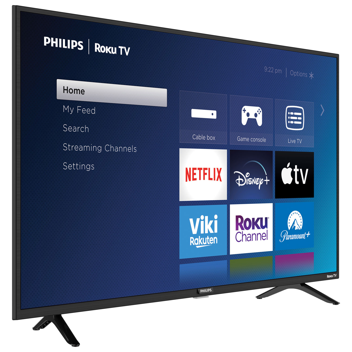 Téléviseur intelligent Roku HDR DEL HD 1080p à rétroéclairage direct de 43 po de Philips - 2023
