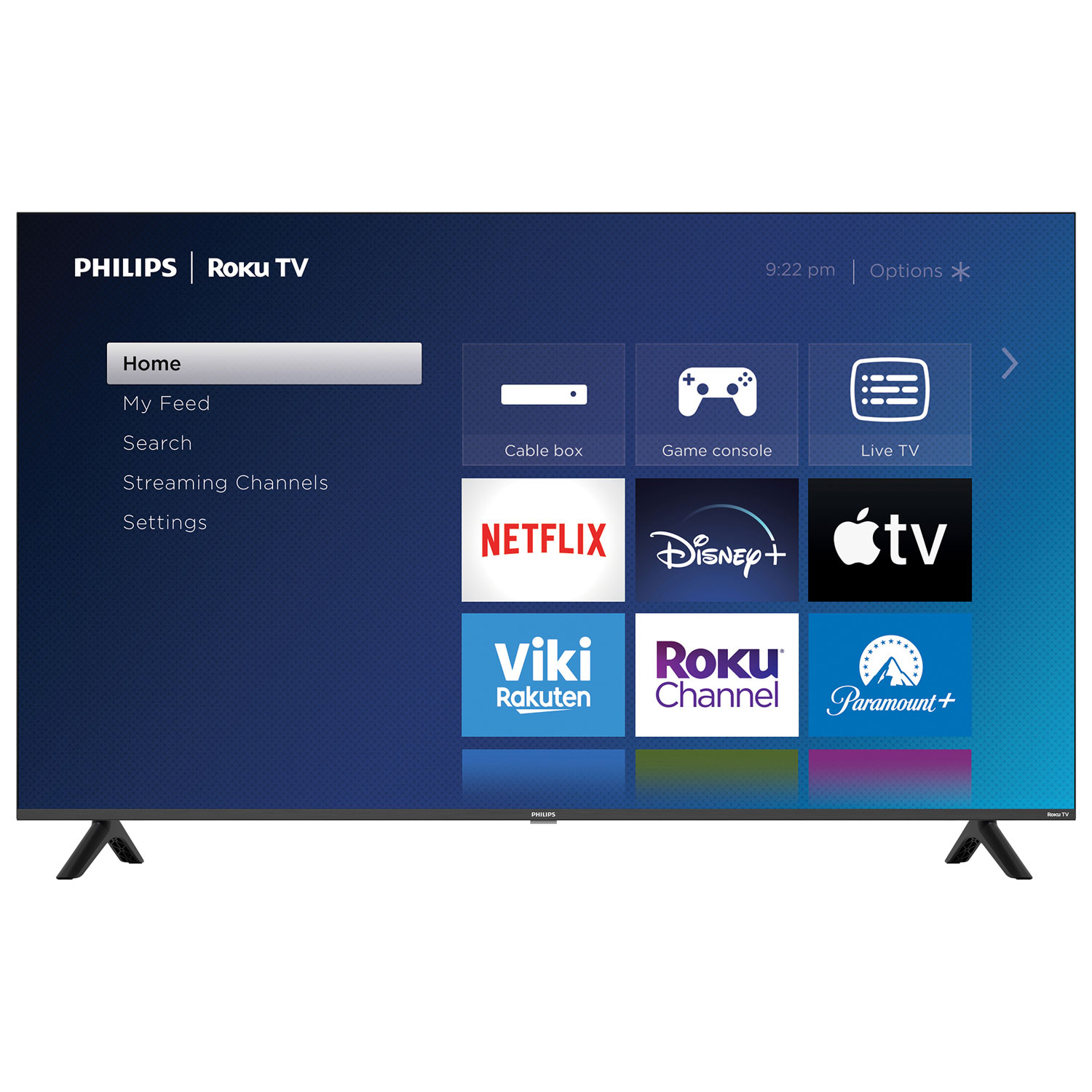 Philips 65" 4K UHD HDR LCD Direct Lit Roku Smart TV (65PUL6673/F6) - 2023