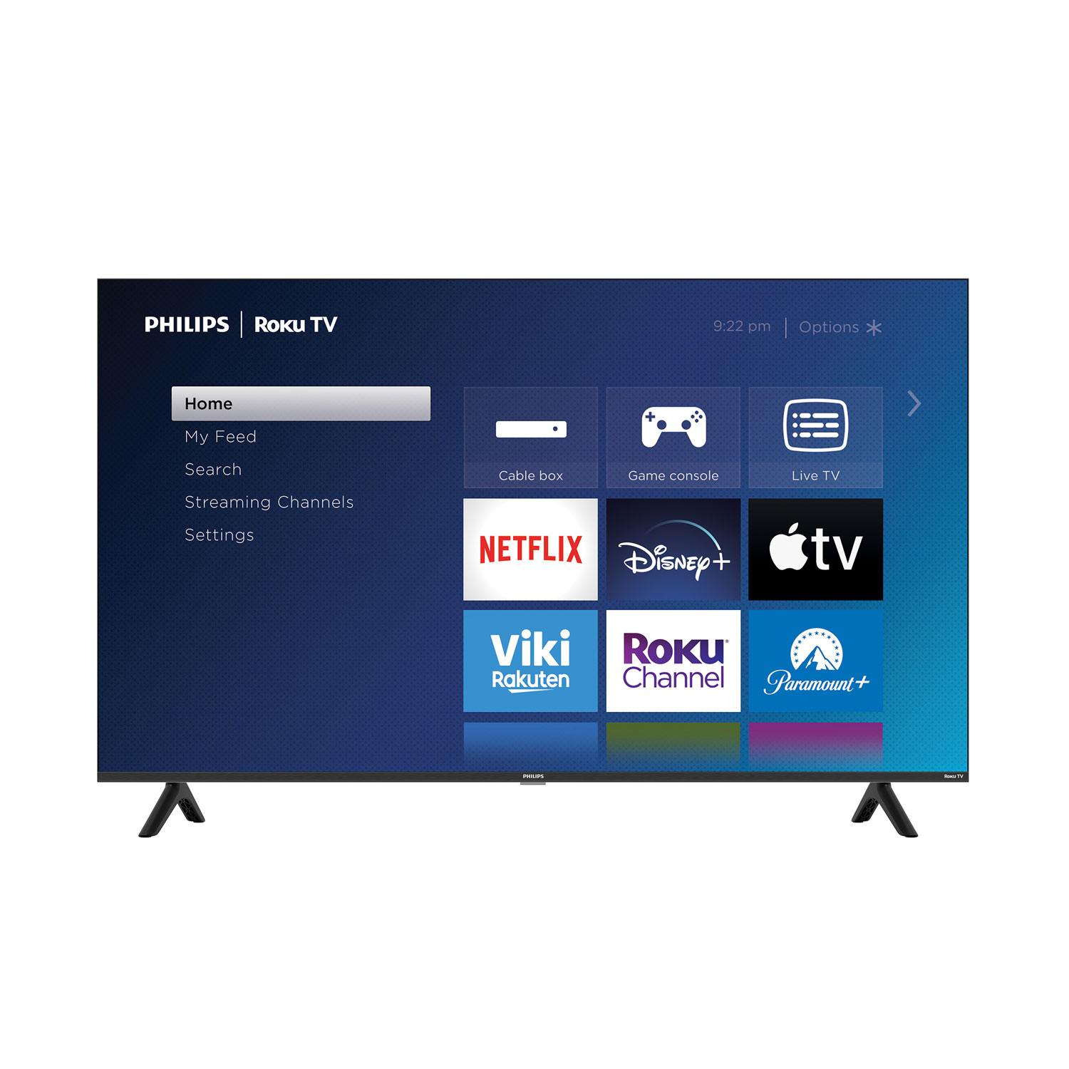 Philips 55" 4K UHD HDR LED Direct Lit Roku Smart TV (55PUL6673/F6) - 2023