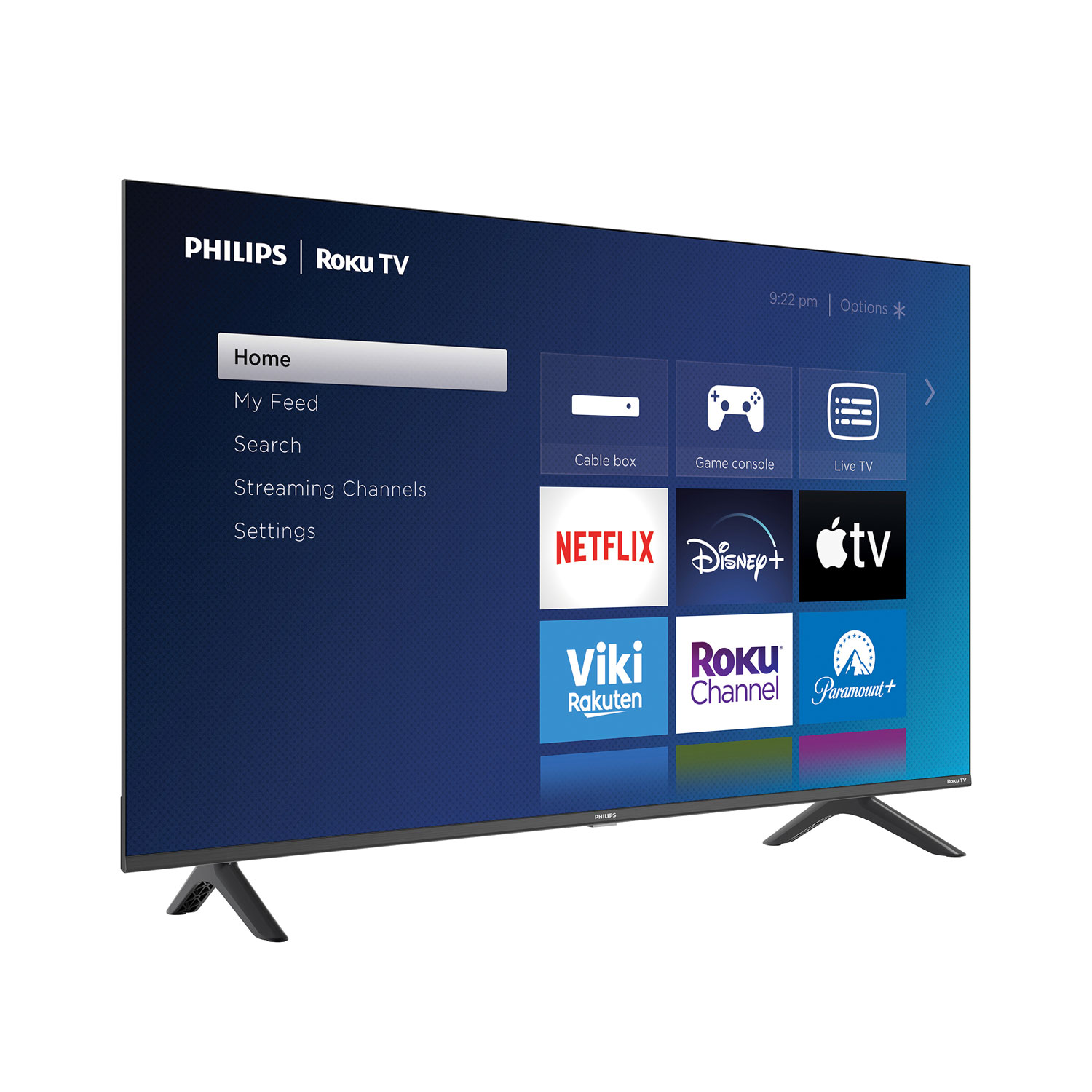 Philips 55" 4K UHD HDR LED Direct Lit Roku Smart TV - 2023