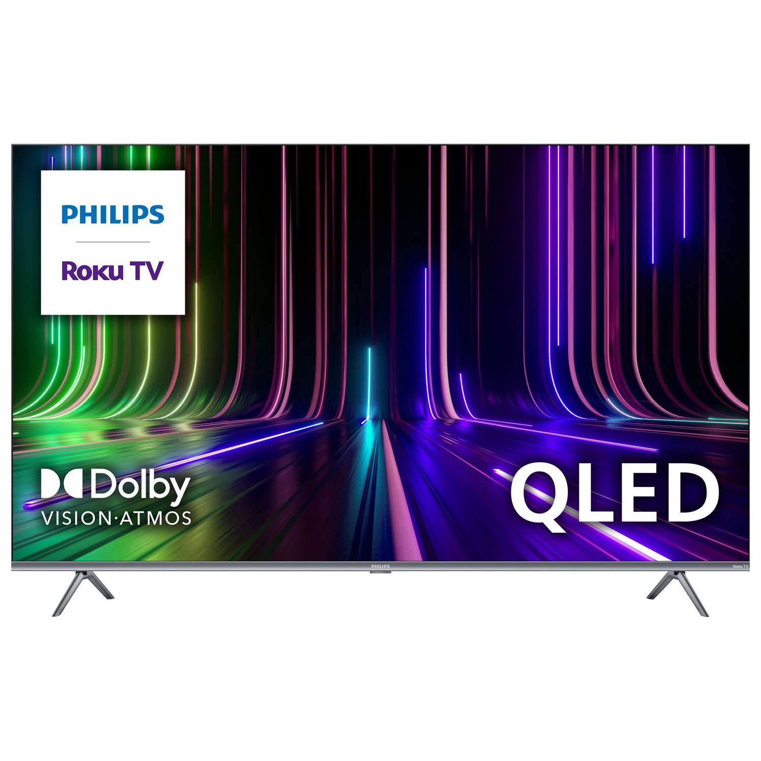 Philips 50" 4K UHD HDR QLED Roku Smart TV (50PUL7973/F6) - 2023