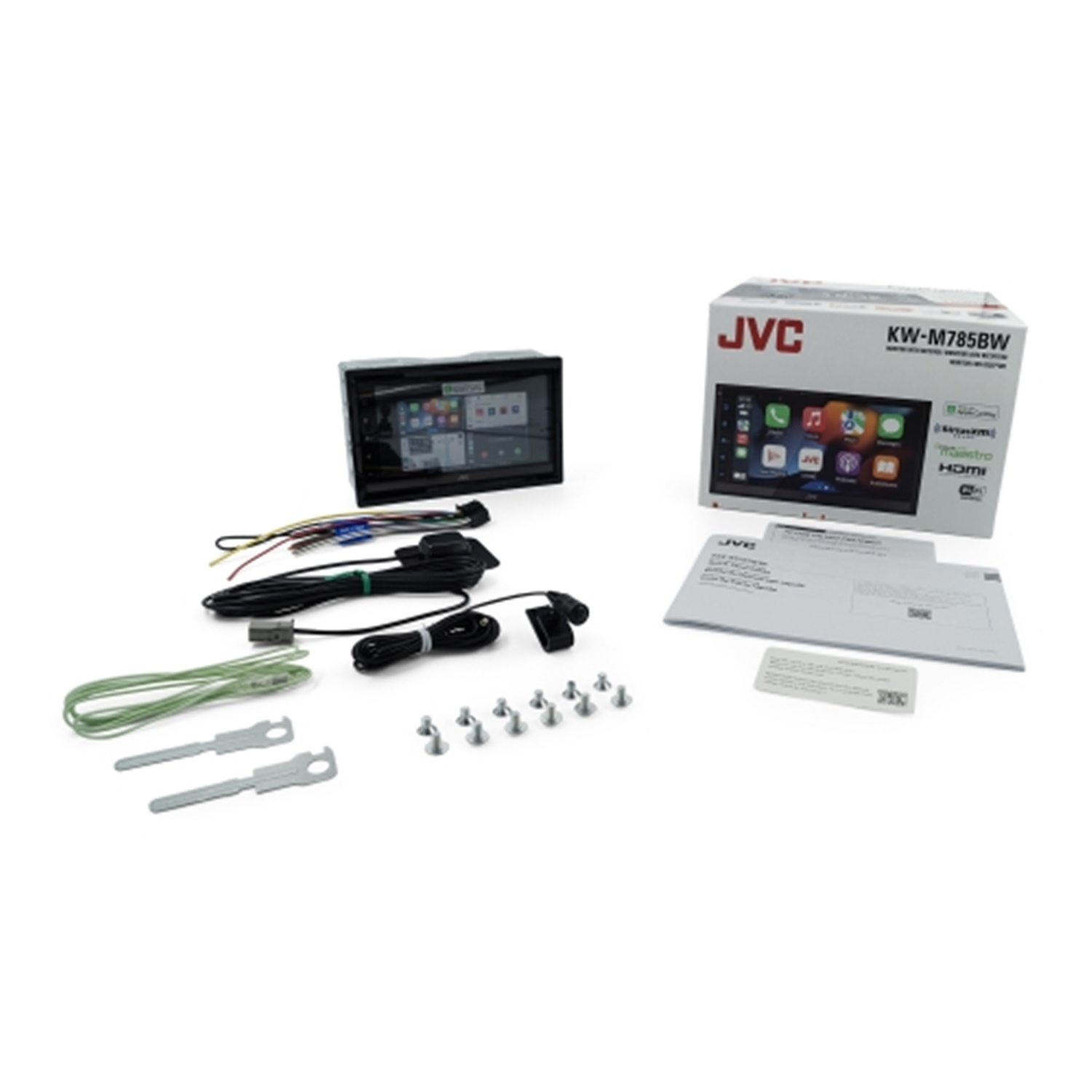 JVC - Digital Media Receiver With 6.8" Touch Screen, Bluetooth Control, For Car, Black