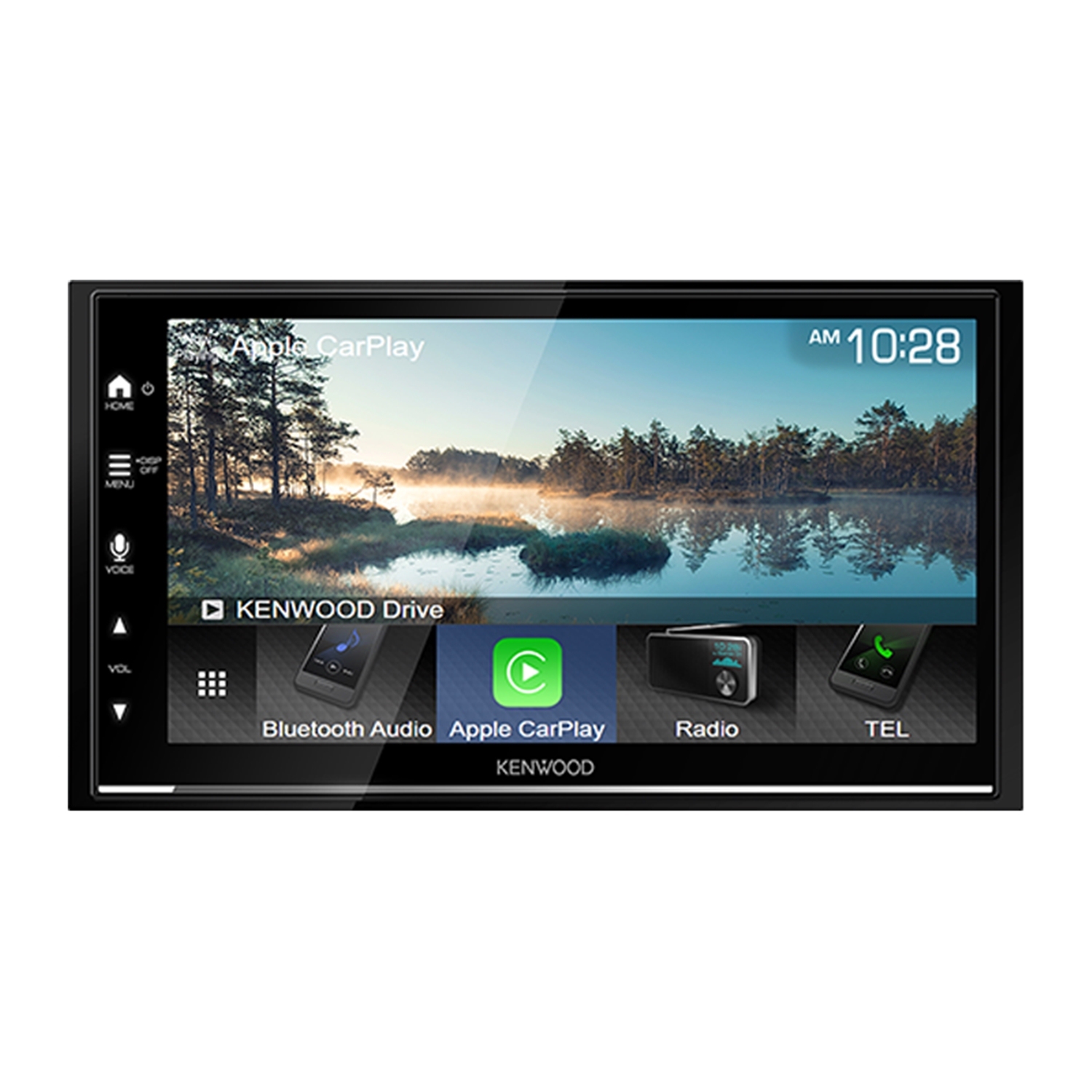 Kenwood - Récepteur Multimédia Numérique avec Écran de 6.8" et Bluetooth 5.0, pour Voiture, Noir