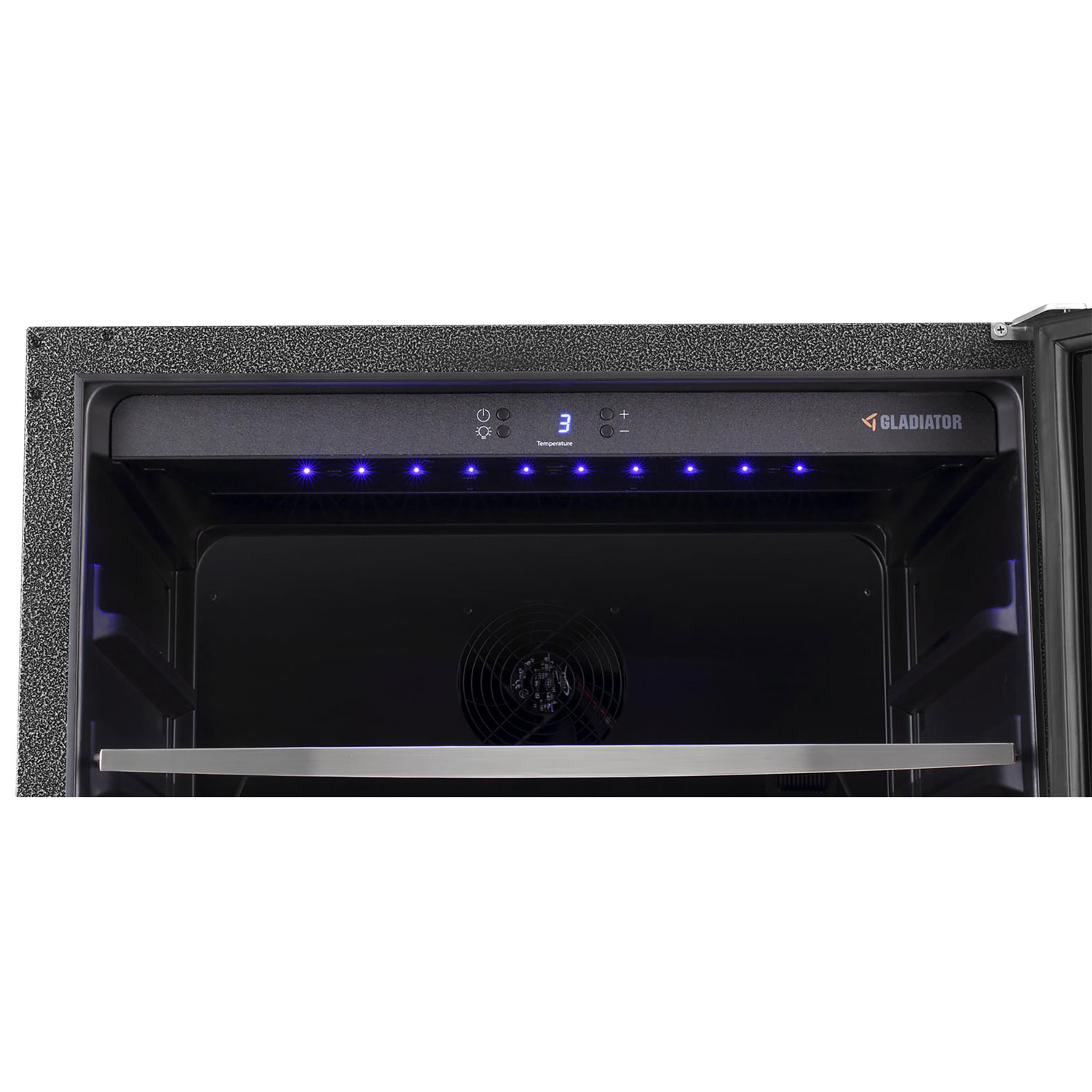 Gladiator 25" 5.4 Cu. Ft. Under the Counter Refrigerator - Silver Tread