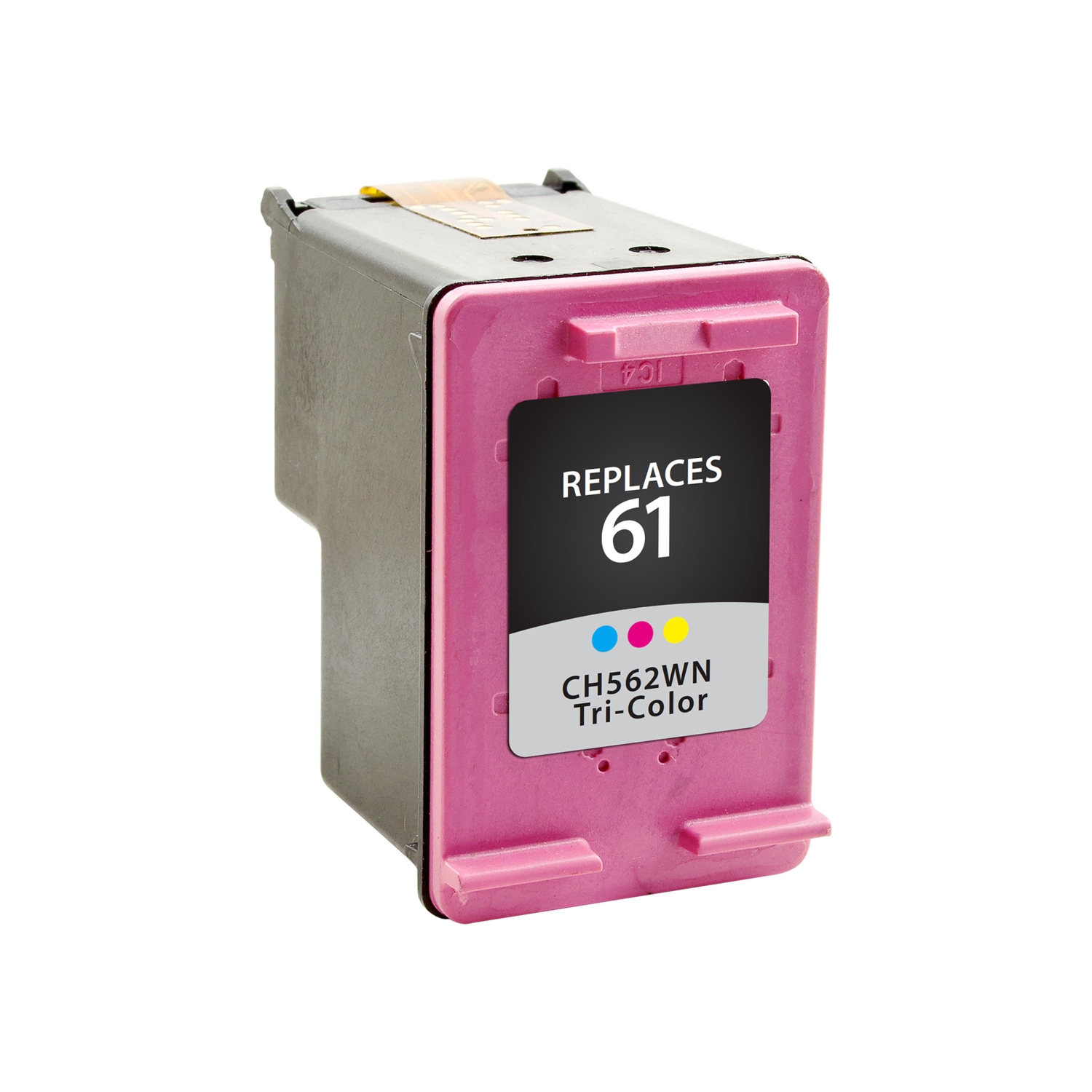 Clover Imaging Group Remanufactured Tri-Color Ink Cartridge for HP 61 --Refurbished Excellent