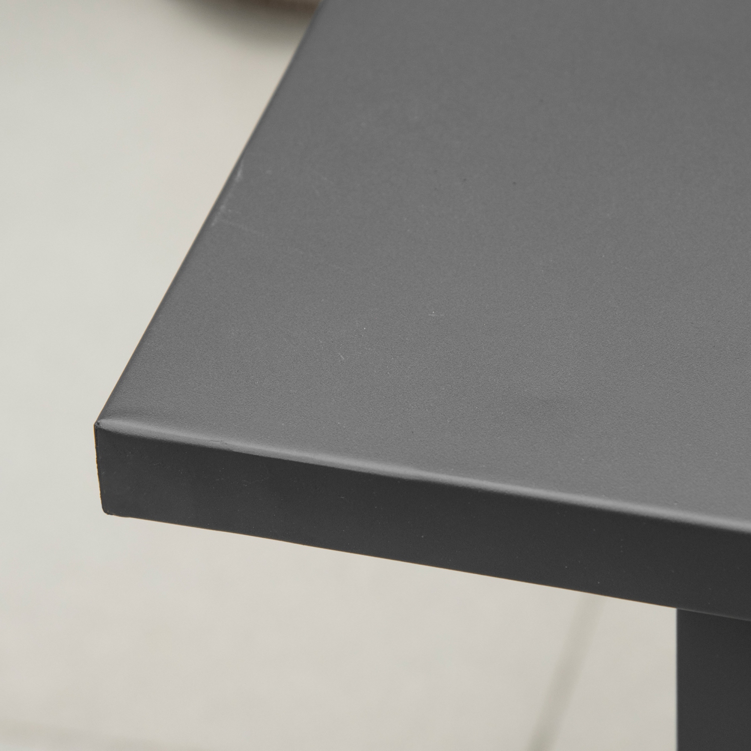 Outsunny Propane Gas Fire Pit Table, Outdoor Firepit with 43" Steel Tabletop and Lid, 50,000 BTU Pulse Ignition Fire Table w/ Stainless Steel Burner,