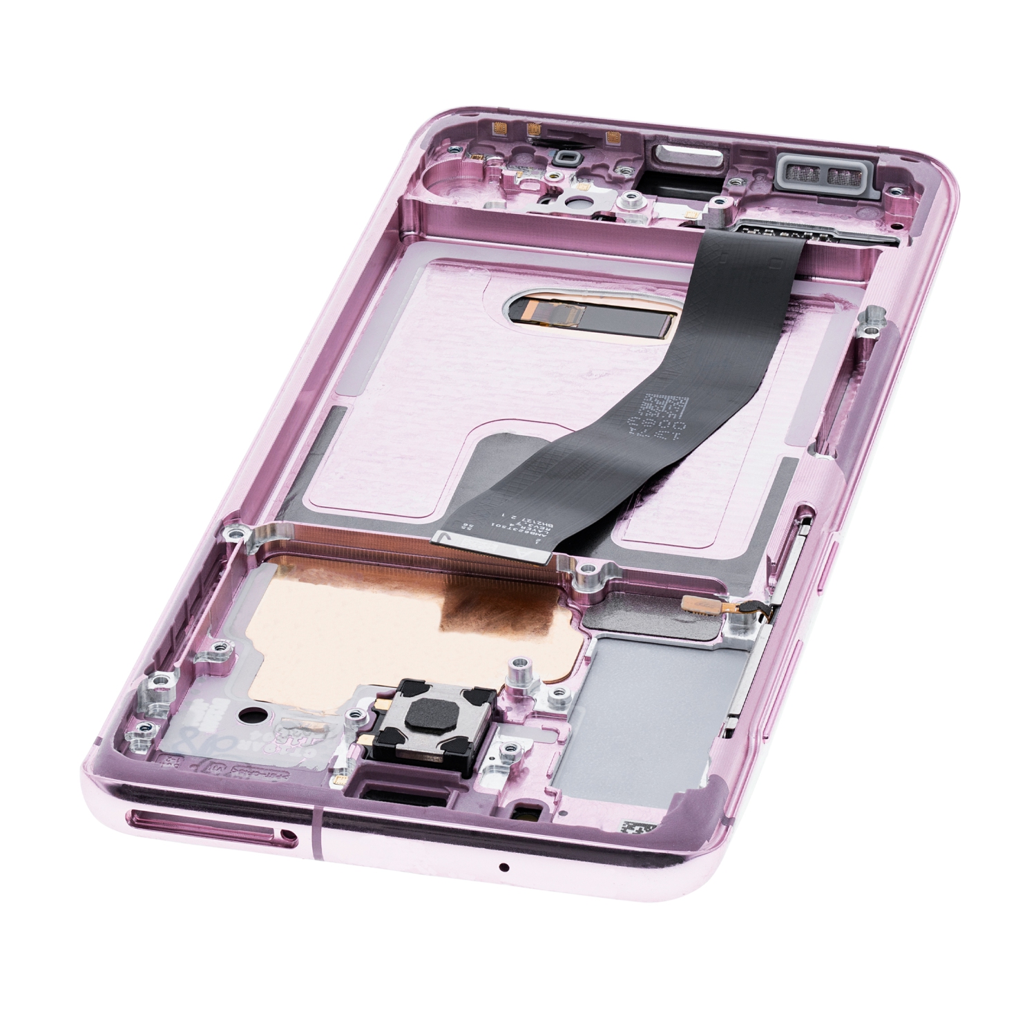 Refurbished - Replacement OLED Assembly With Frame Compatible For Samsung Galaxy S20 5G (Verizon 5G UW Frame Only) (Cloud Pink)