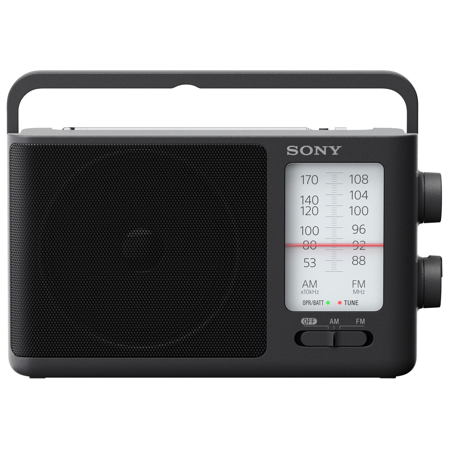 Sony ICF-506 Portable AM/FM Radio - Black