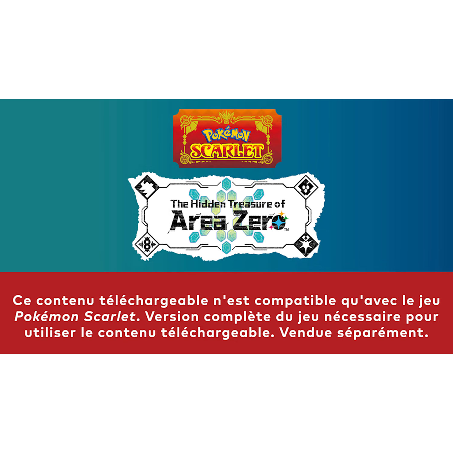 Pokémon Violet/Scarlet: The Hidden Treasure of Area Zero (Switch) - Téléchargement numérique
