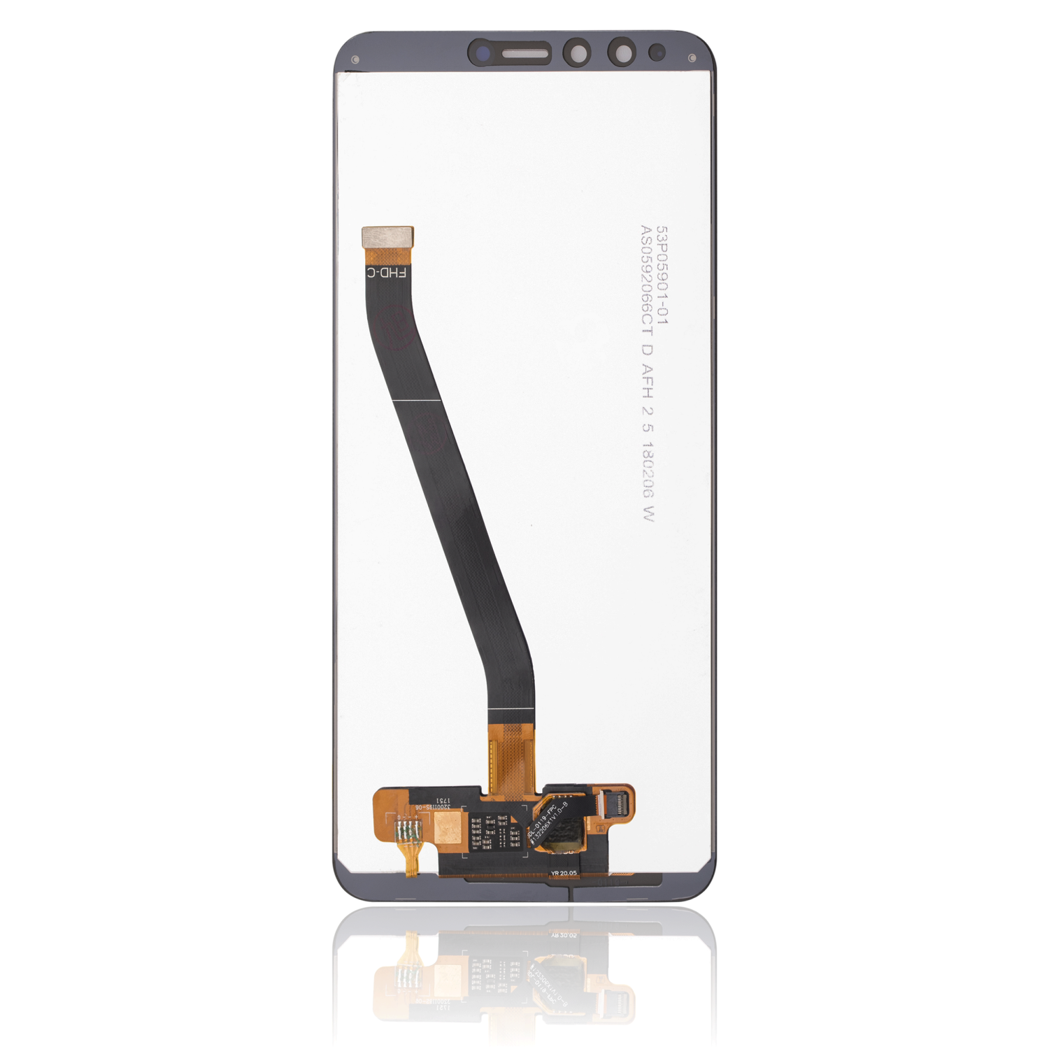 Refurbished - Replacement LCD Assembly Without Frame Compatible For Huawei Y9 (2018) (Black)