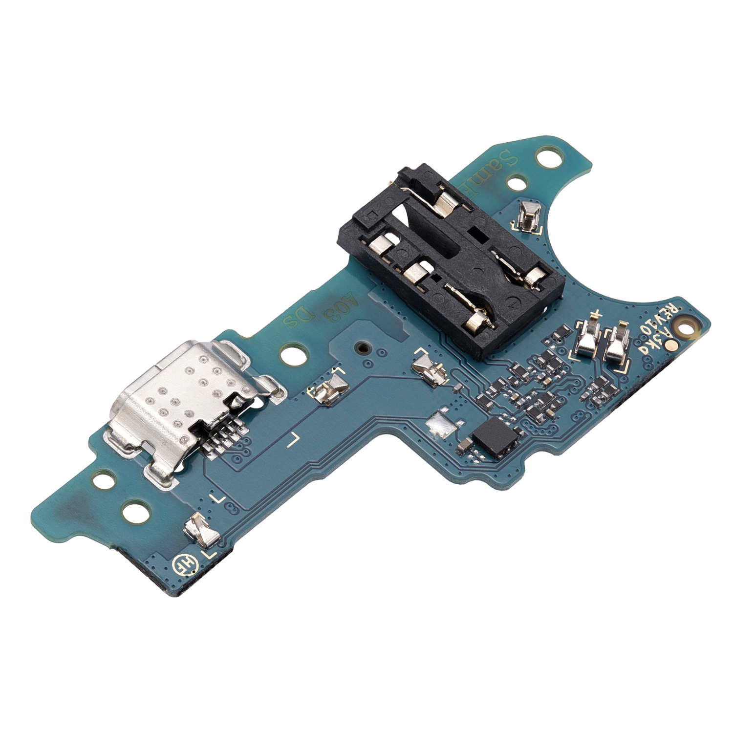Replacement Charging Port Board With Headphone Jack Compatible For Samsung Galaxy A03 (International Version)