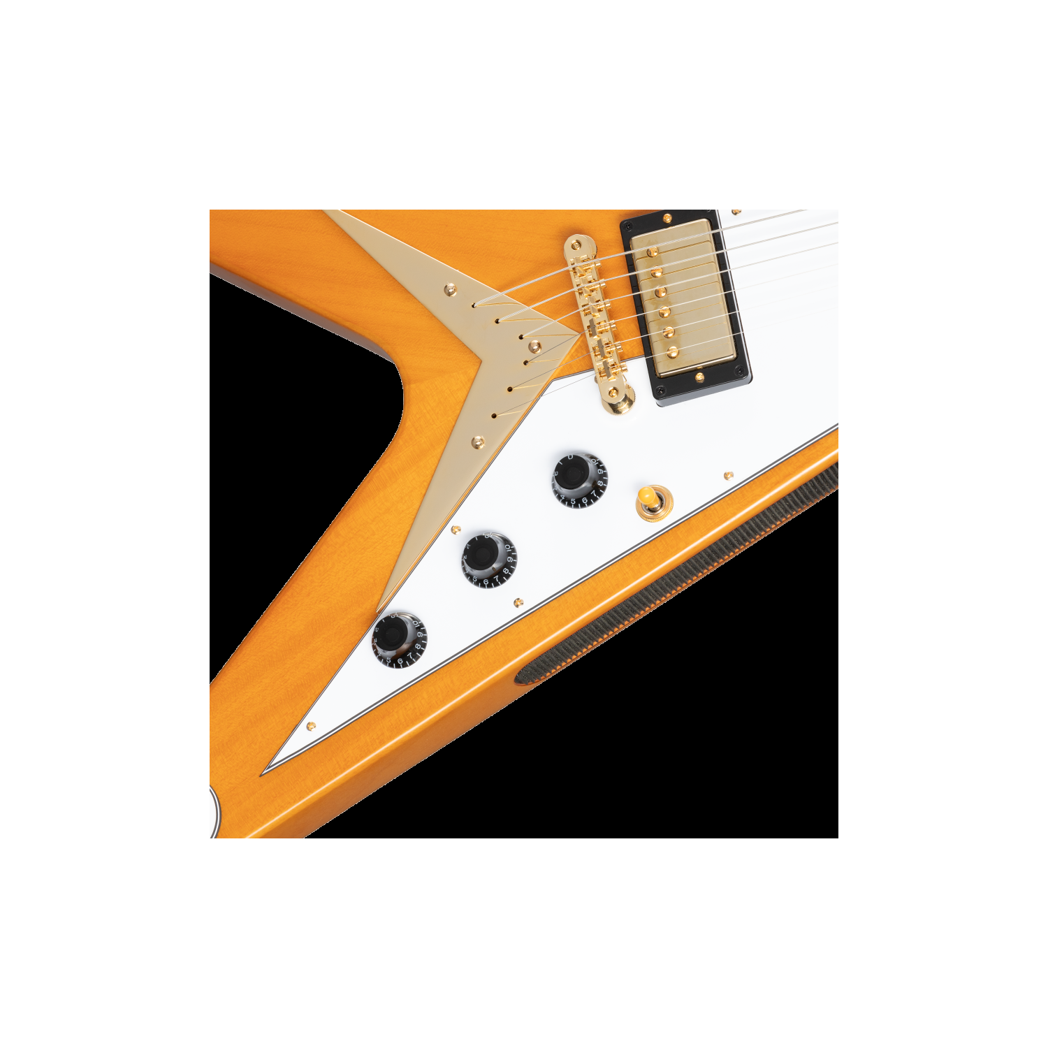 Epiphone Korina Flying V w/White Pickguard & Case