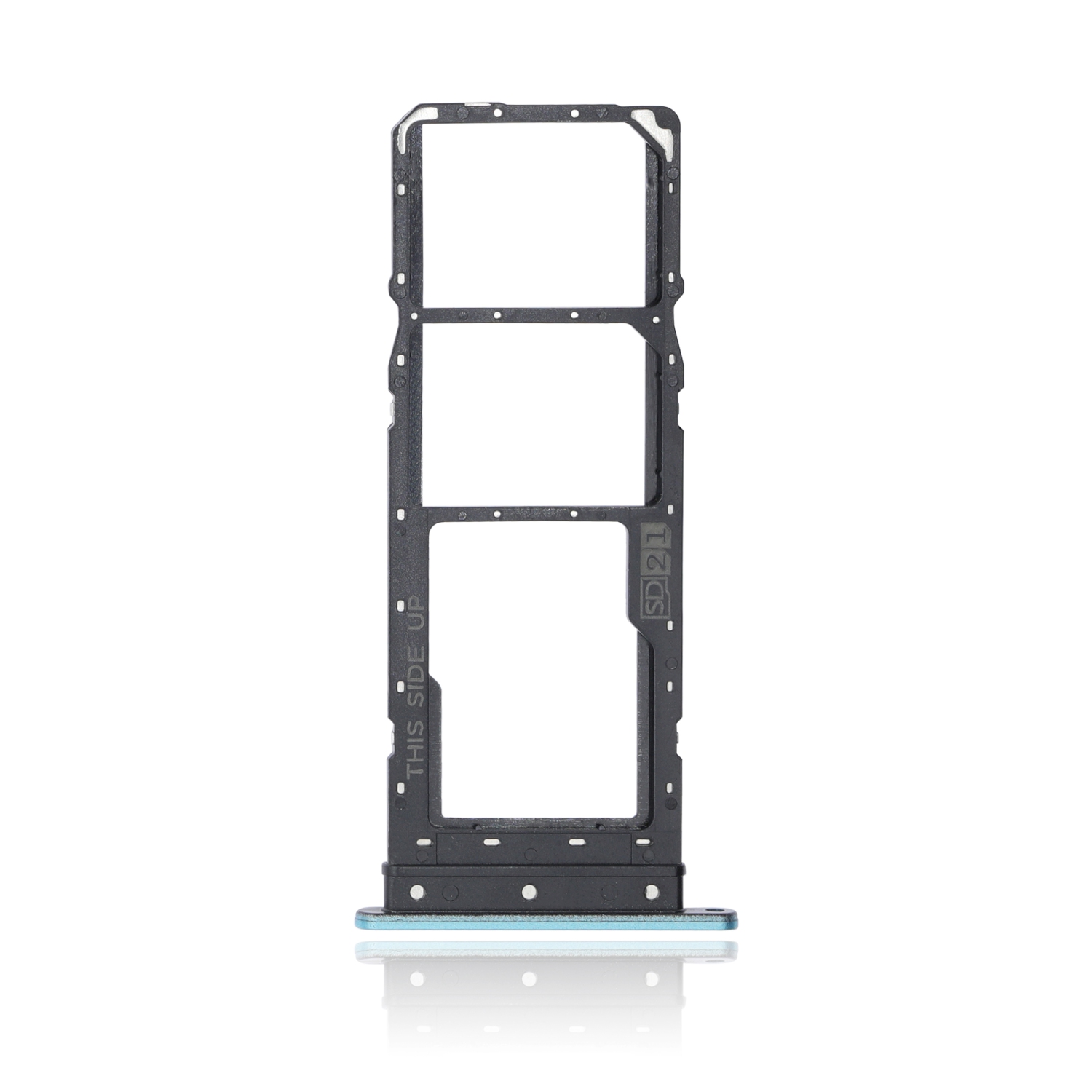 Replacement Dual Sim Card Tray Compatible For Motorola Moto E20 (Green)