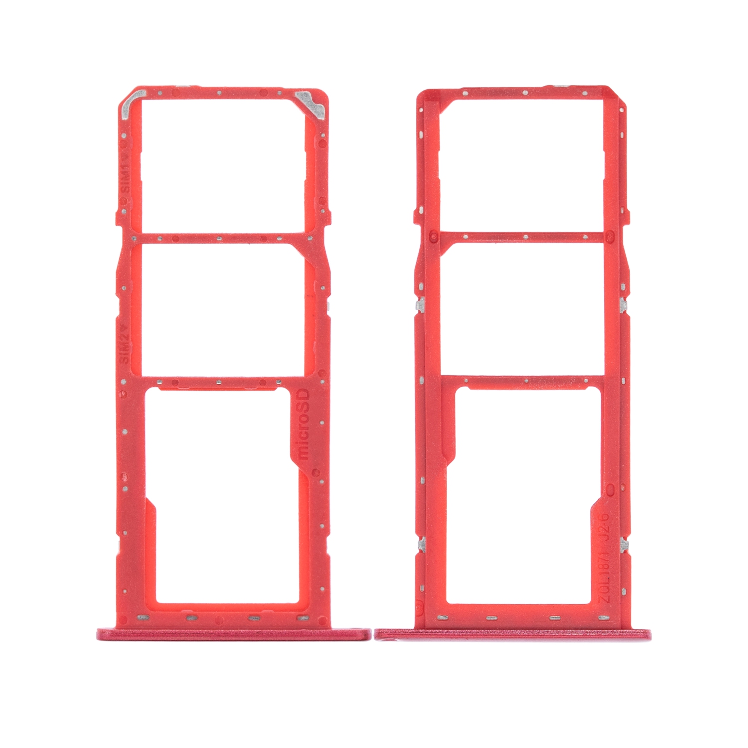 Replacement Dual Sim Card Tray Compatible For Samsung Galaxy A11 (Red)