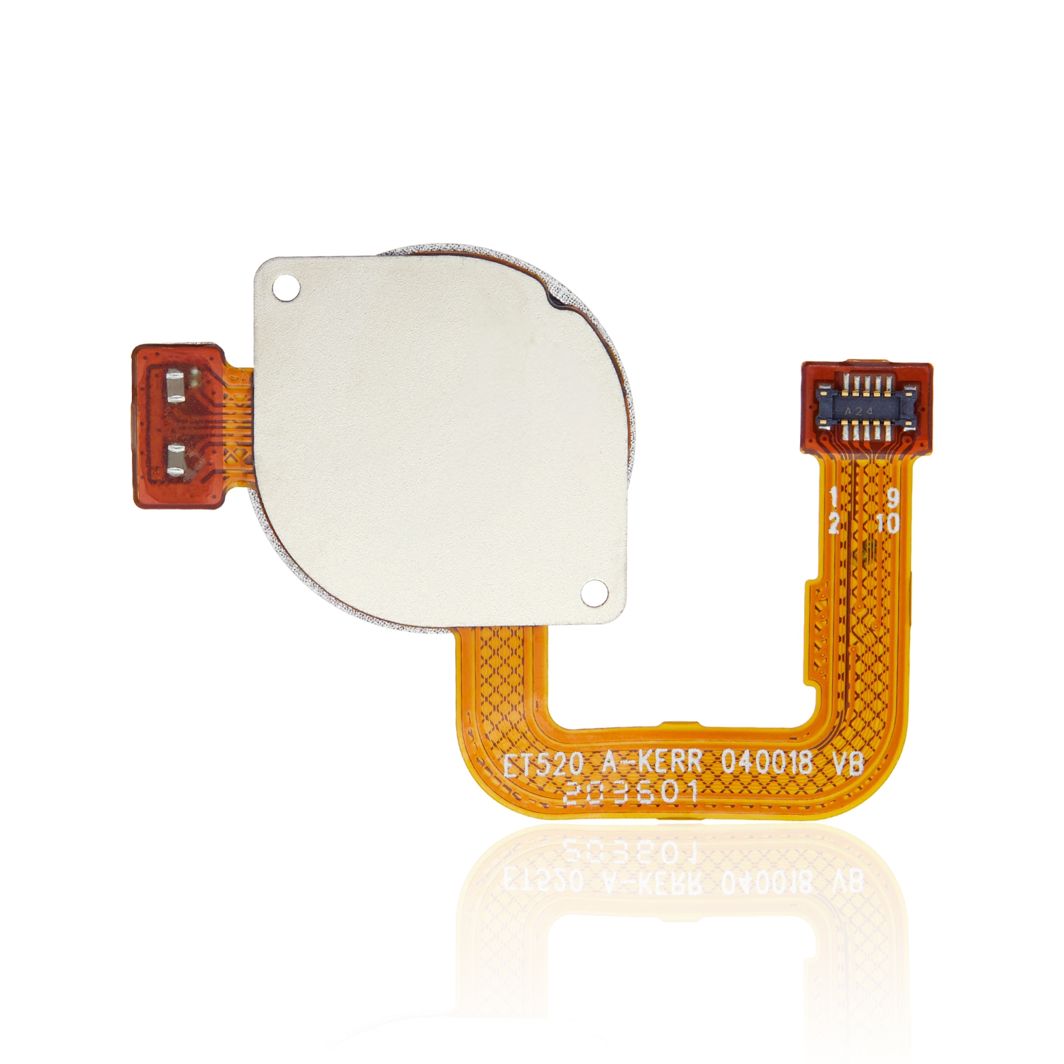 Replacement Fingerprint Reader With Flex Cable Compatible For Motorola Moto G Power (XT2041-4 / XT2041-6 / XT2041-7 / XT2041DL / 2020) (Smoke Black)