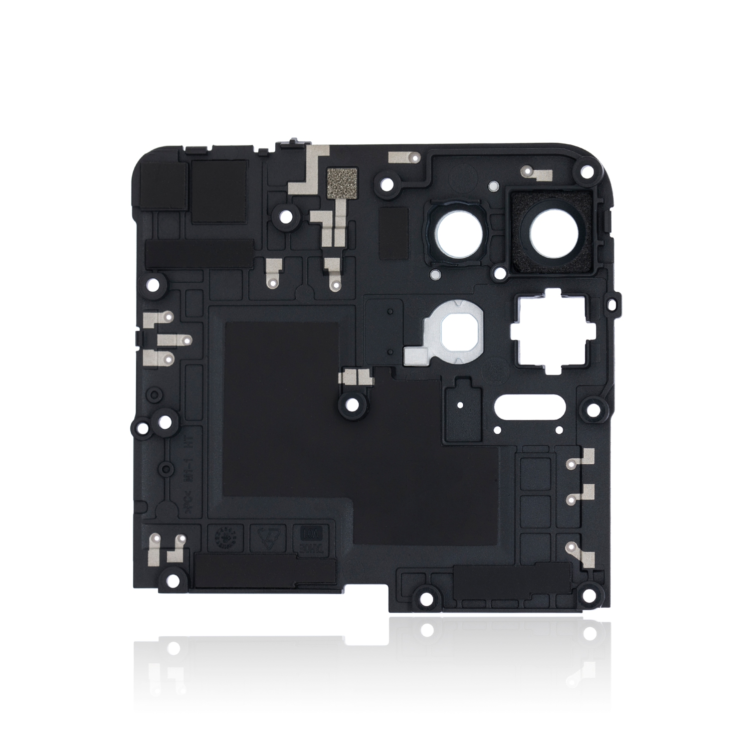 Objectif arrière de remplacement avec support compatible avec le Moto G100 de Motorola (ciel iridescent)