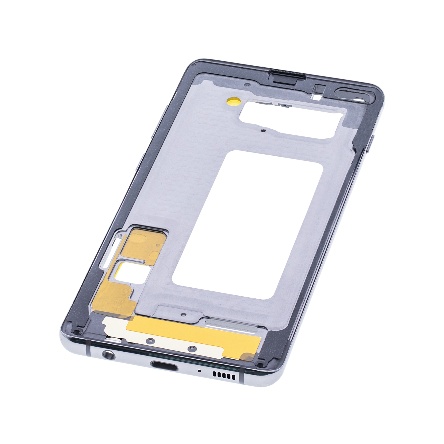 Replacement Mid-Frame Housing Compatible For Samsung Galaxy S10 Plus (Prism Black)