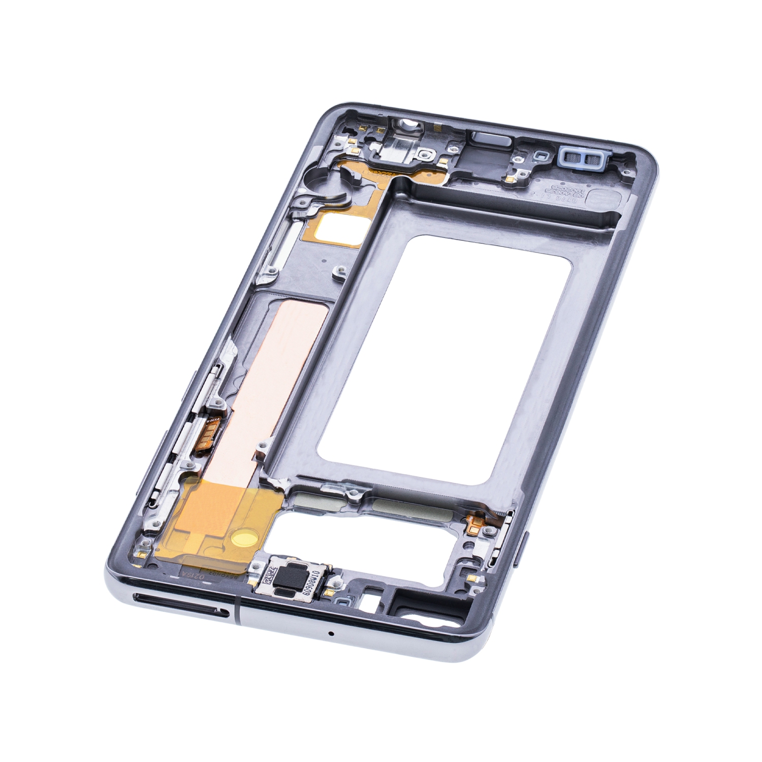 Replacement Mid-Frame Housing Compatible For Samsung Galaxy S10 Plus (Prism Black)