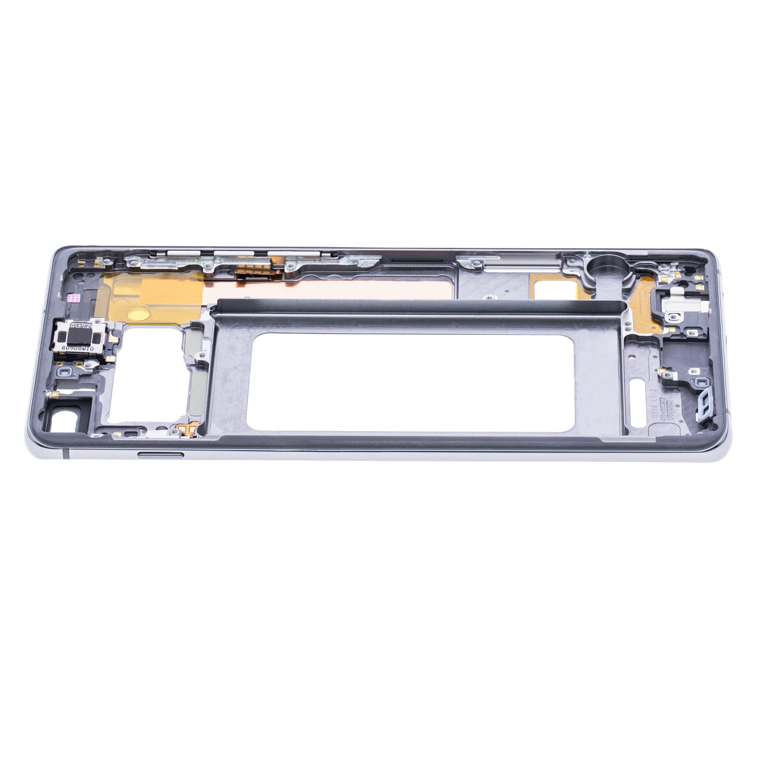 Replacement Mid-Frame Housing Compatible For Samsung Galaxy S10 Plus (Prism Black)