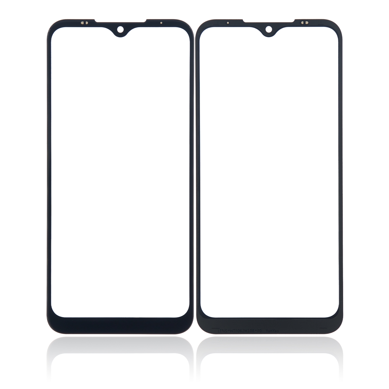 Verre avant de rechange avec OCA préinstallé compatible avec le Moto E de Motorola