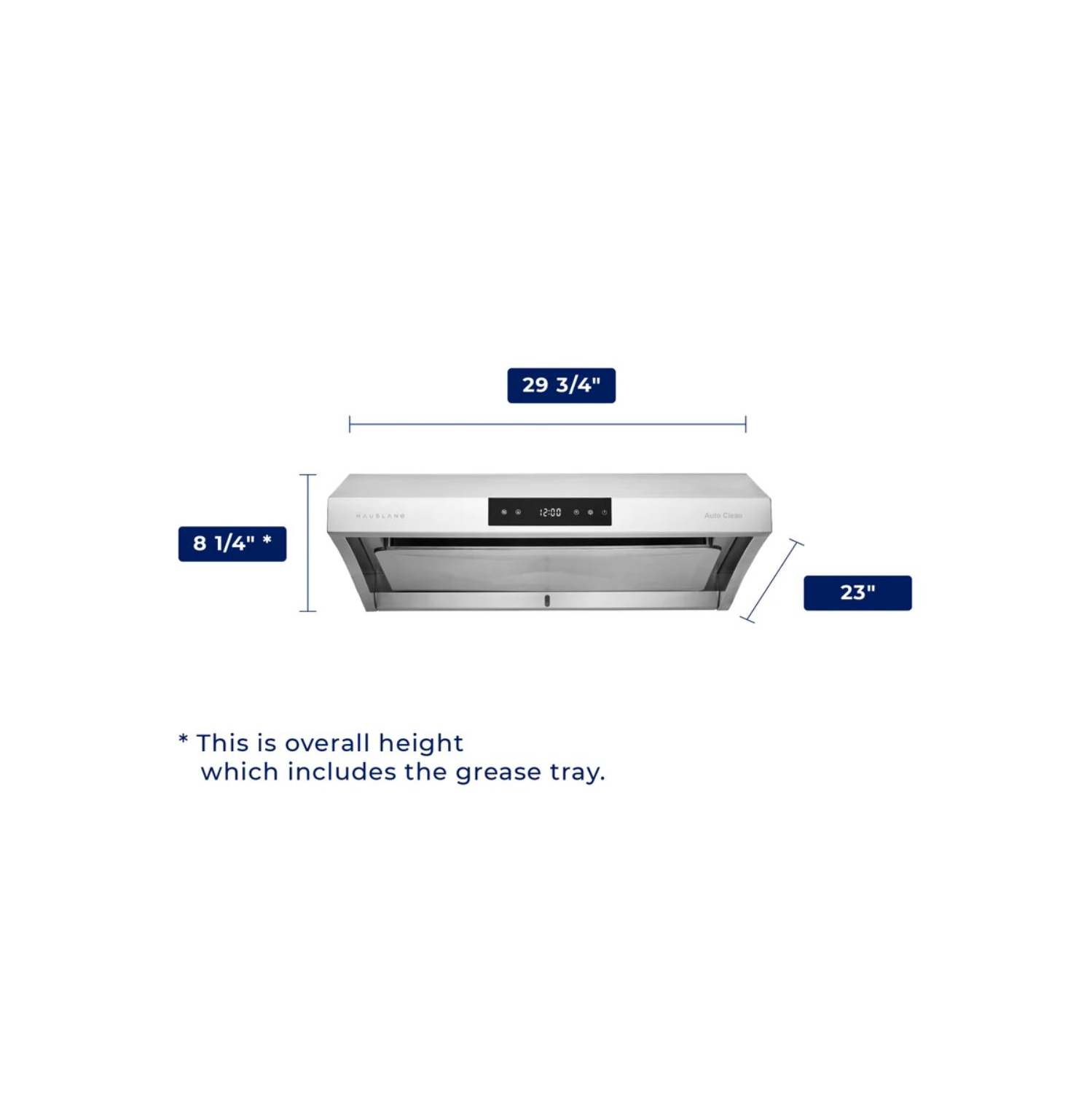 Hauslane 30" Ducted Under Cabinet Range Hood