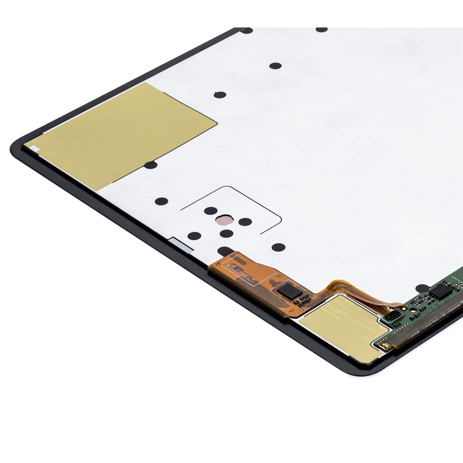 Remis à neuf – écran DELO de remplacement sans cadre compatible avec la Galaxy Tab S7 plus de 12,4 po de Samsung (2020) (T970/T975/T976) (noir)