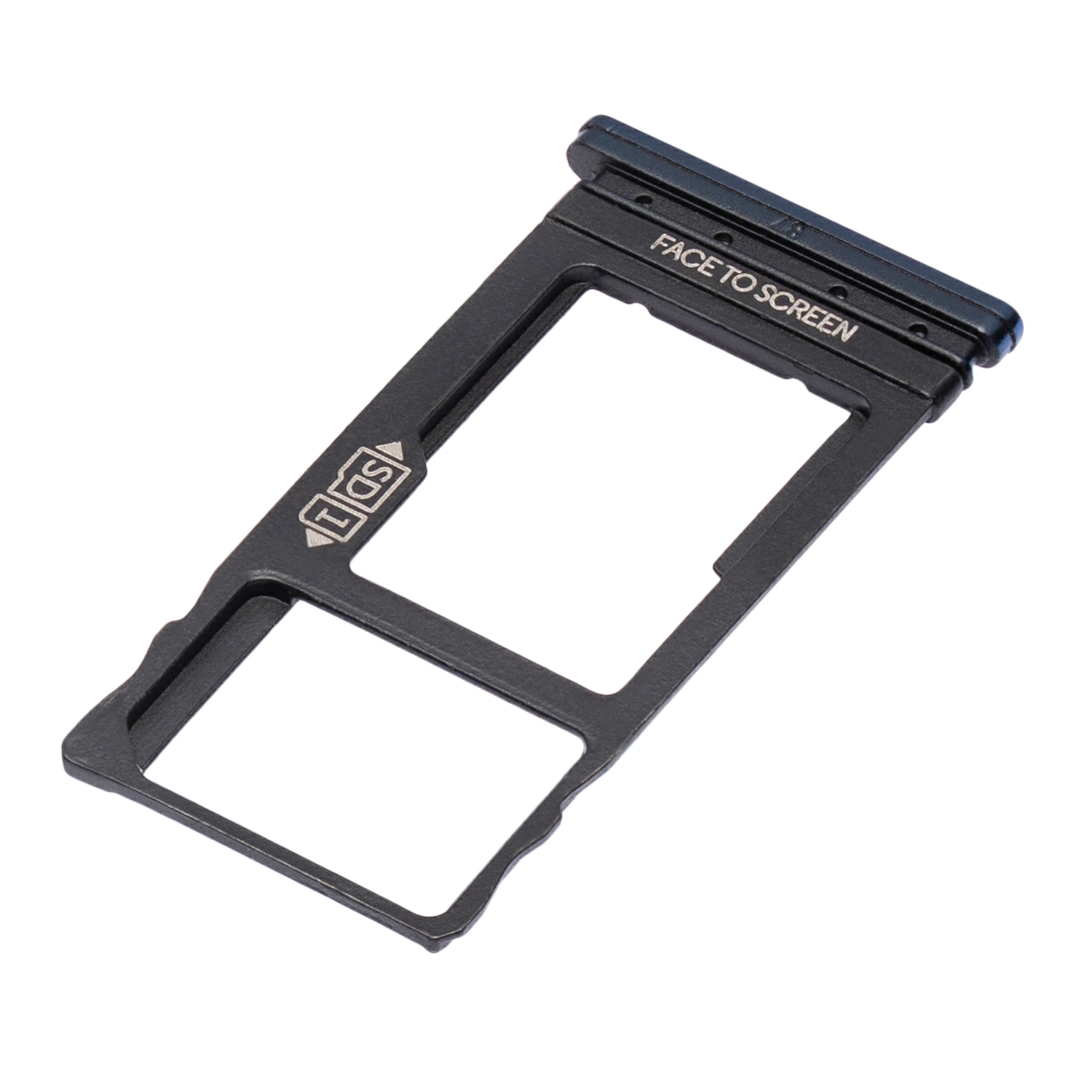 Replacement Single Sim Card Tray Compatible For Motorola One Vision (Blue)