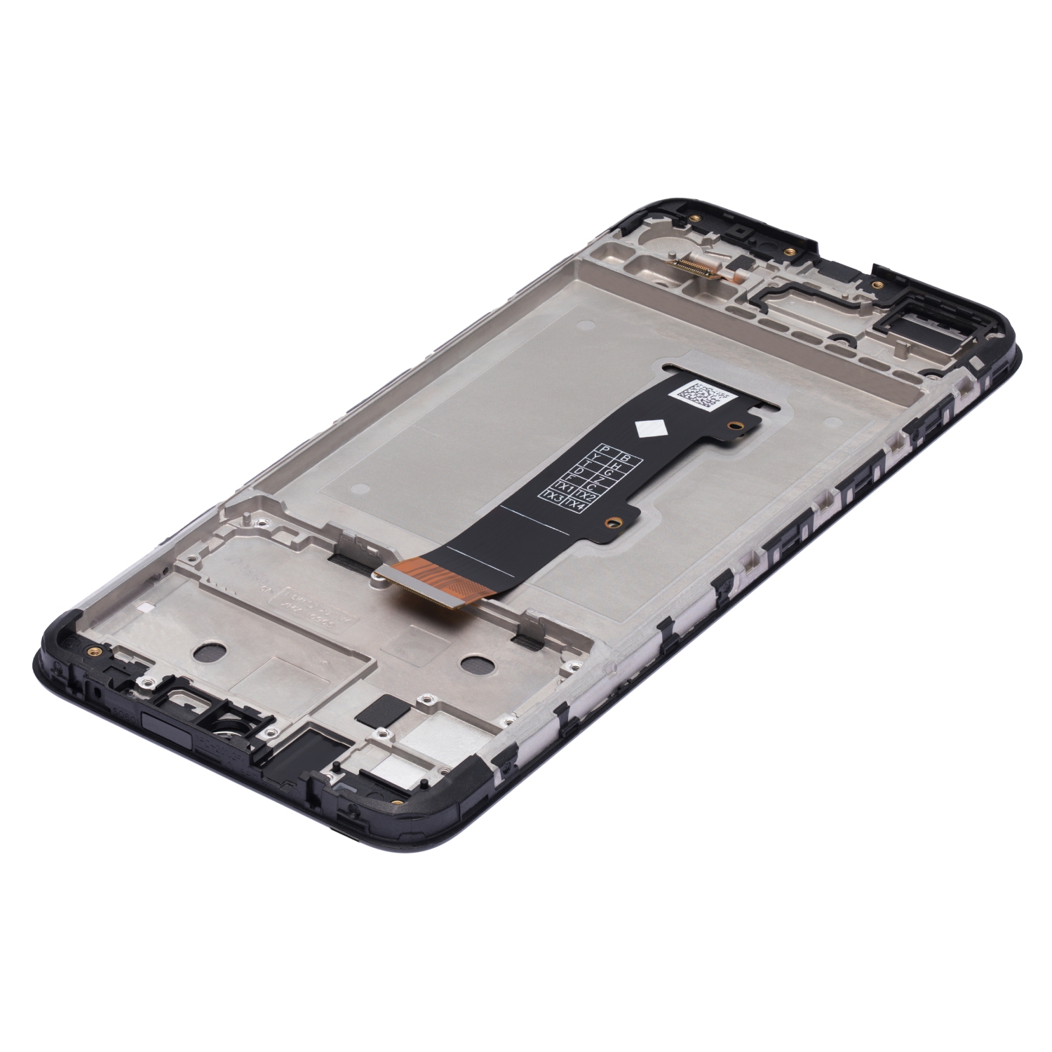 Refurbished - Replacement LCD Assembly With Frame Compatible For Motorola Moto E20 (XT2155 / 2021) (Black)