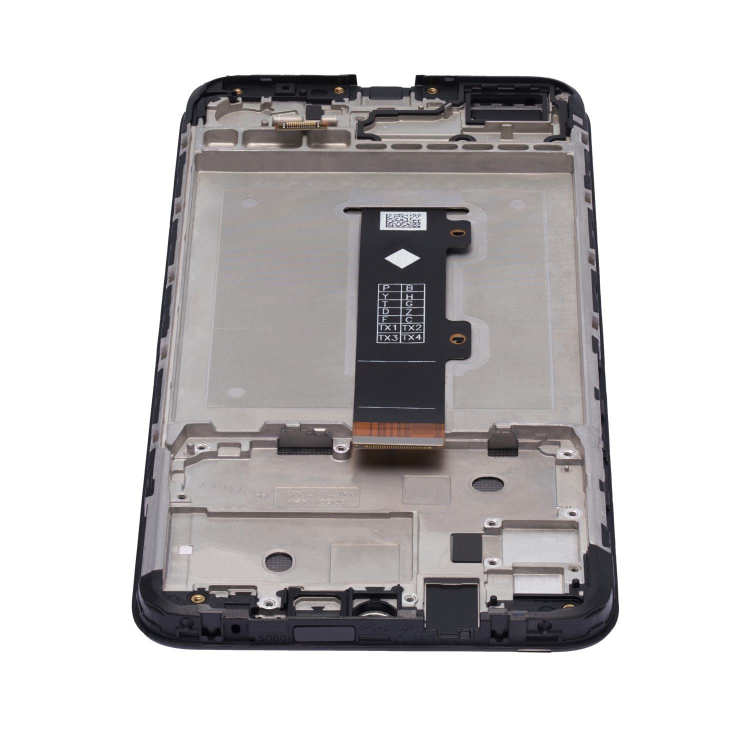 Refurbished - Replacement LCD Assembly With Frame Compatible For Motorola Moto E20 (XT2155 / 2021) (Black)