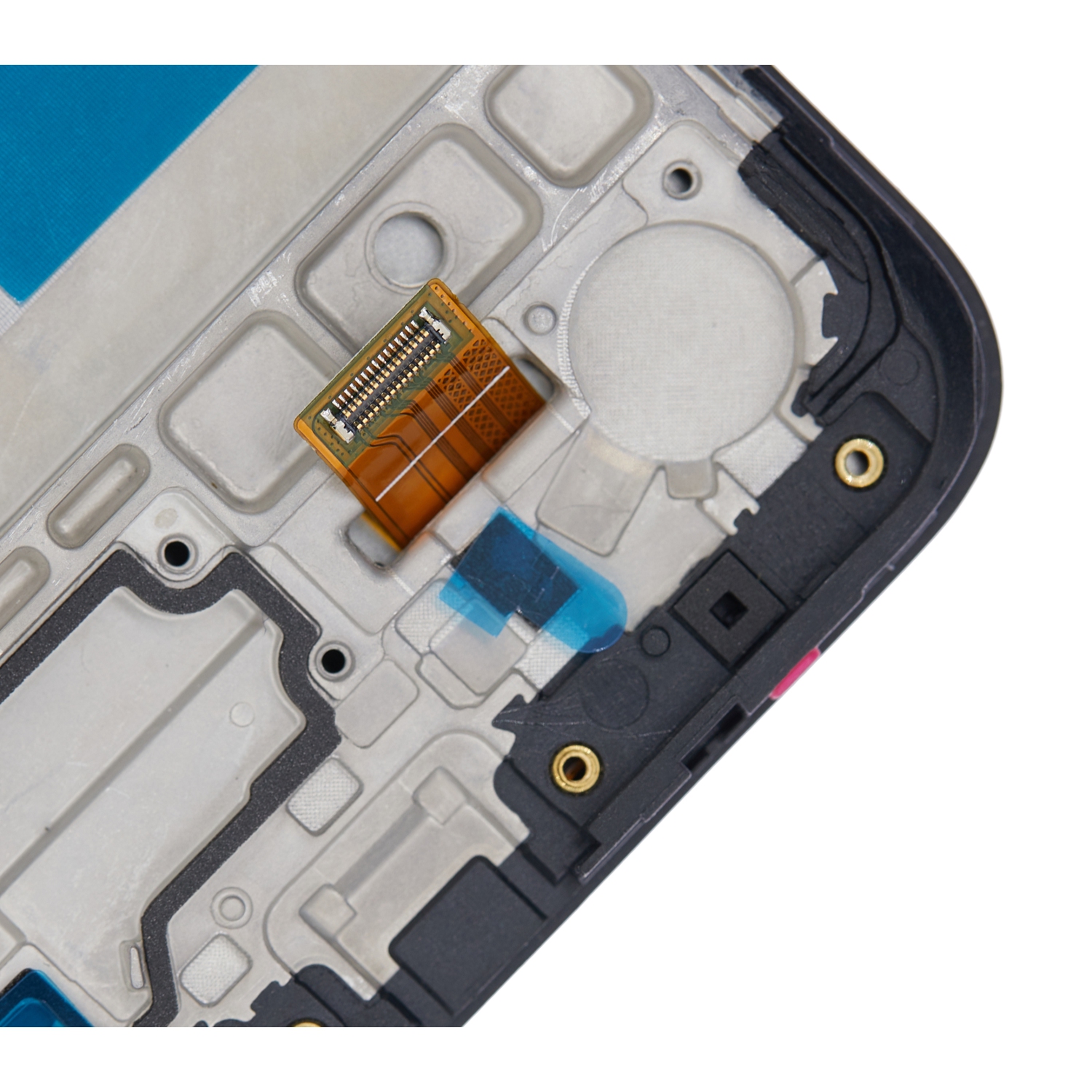 Refurbished - Replacement LCD Assembly With Frame Compatible For Motorola Moto E20 (XT2155 / 2021) (Black)