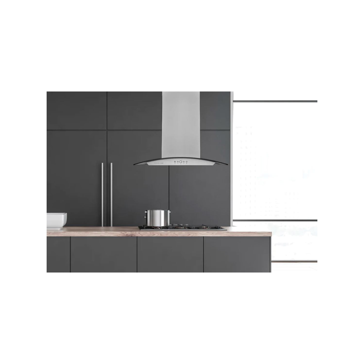 Hotte de cuisinière convertible Hauslane Chef 36 po