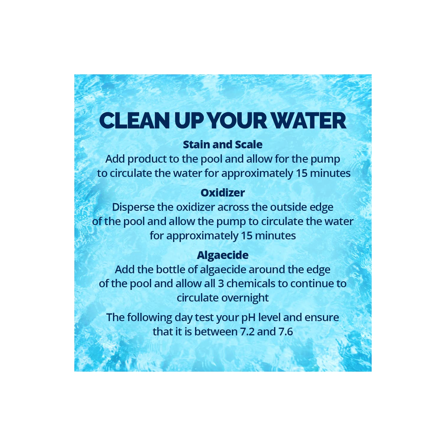 Trousse de produits chimiques haut de gamme de Pool Supplies Canada