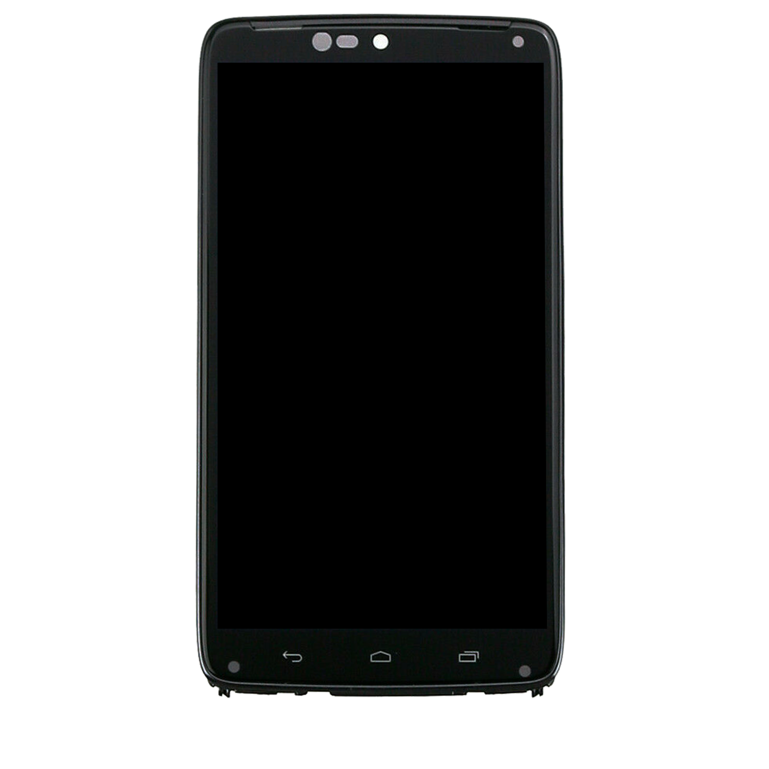 Refurbished - Replacement LCD Assembly With Frame Compatible For Motorola Droid Turbo (XT1254 / 2014) / Moto Maxx (XT1225) (Black)