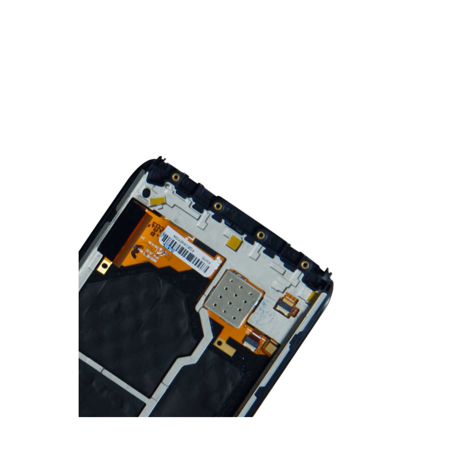 Refurbished - Replacement LCD Assembly With Frame Compatible For Motorola Droid Turbo (XT1254 / 2014) / Moto Maxx (XT1225) (Black)