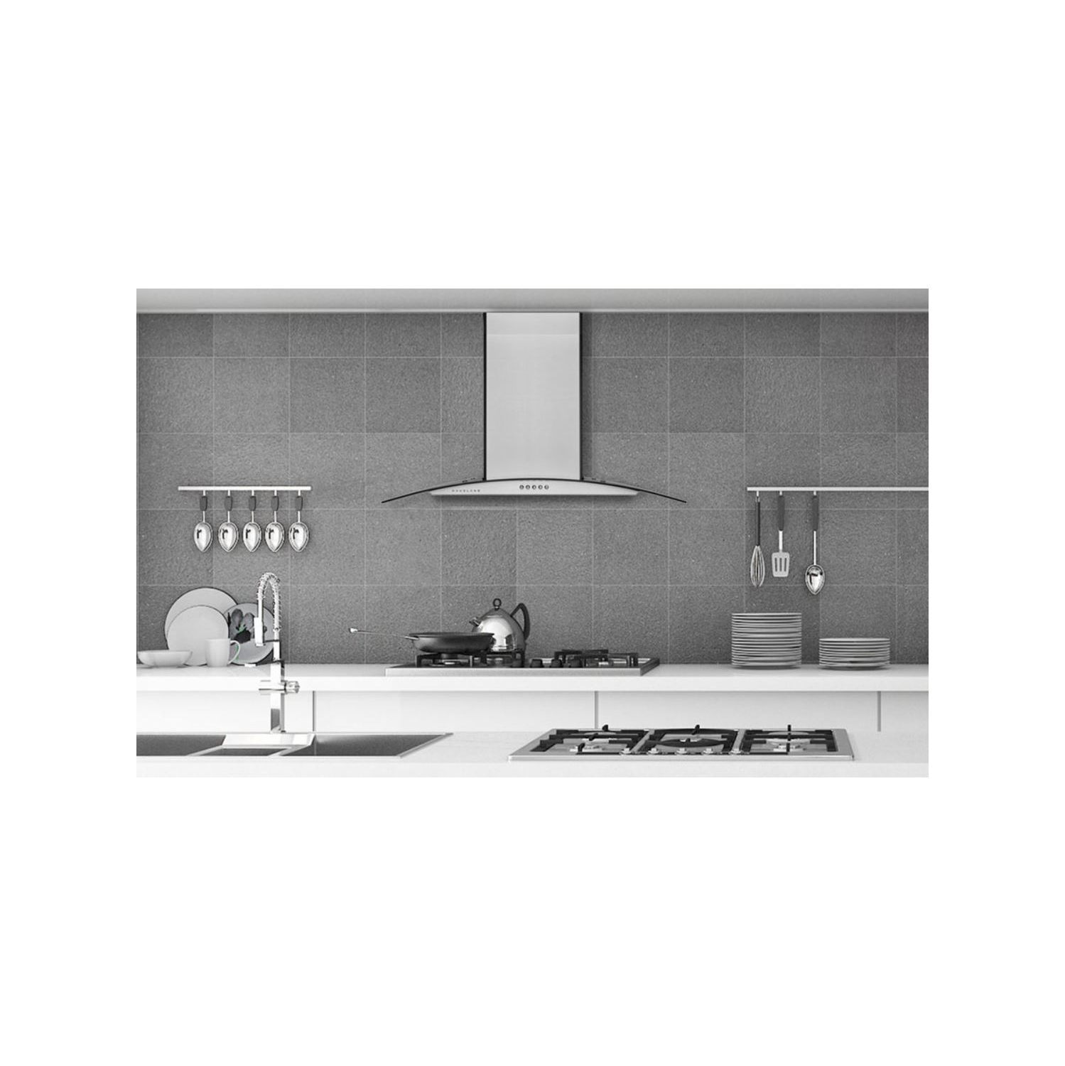 Hauslane 36" Chef Convertible Wall Mounted Range Hood