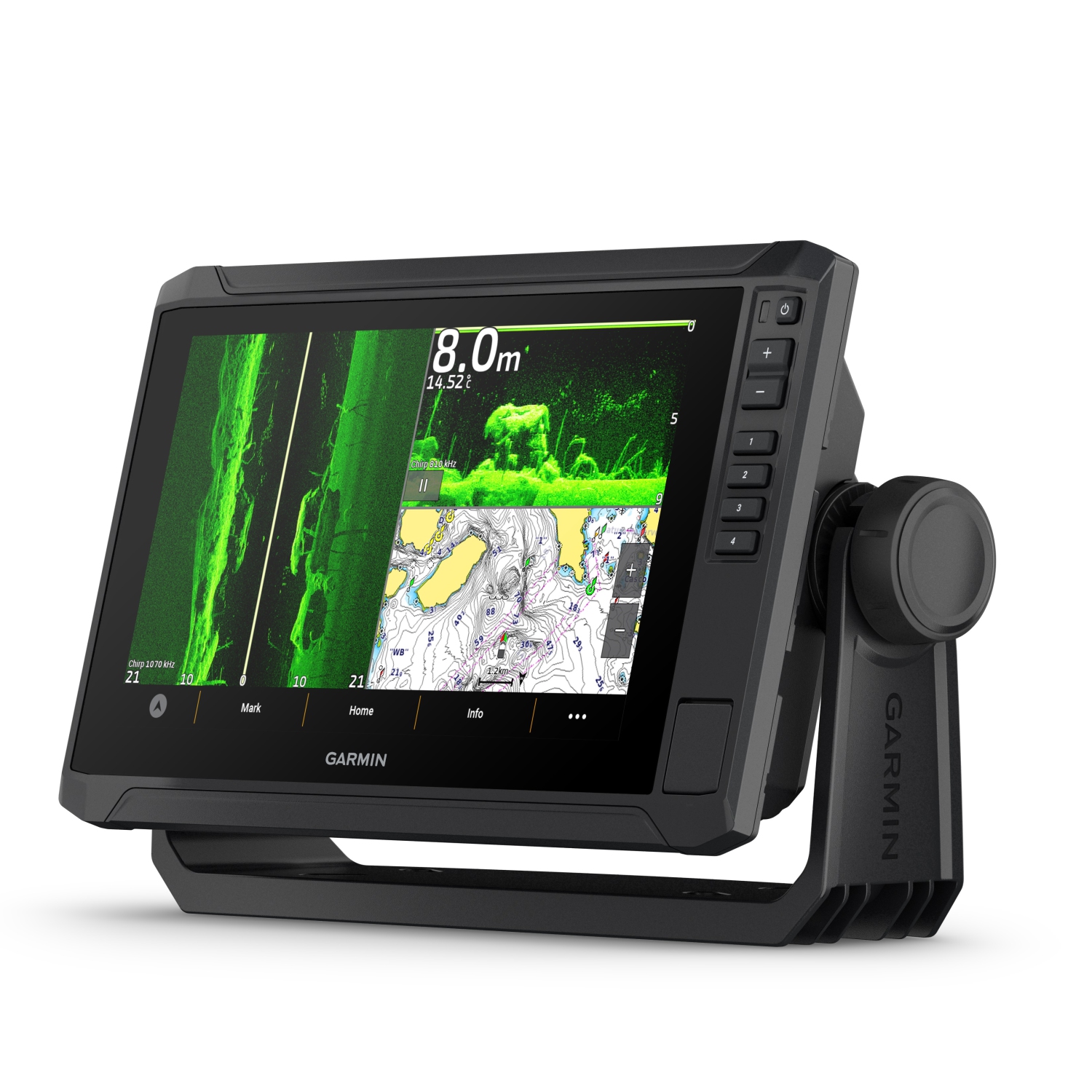 Sondeur Garmin ECHOMAP™ UHD2 95sv avec transducteur GT56UHD-TM, écran 9 po et cartographie Garmin Navionics+ Canada & Alaska - Noir