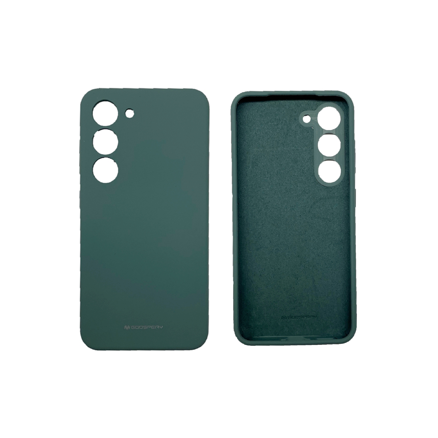 TopSave Goospery Liquid Silicone Gel Rubber Full Body Protection Cover Case For Samsung Galaxy S23 Plus 6.6" 5G, Green
