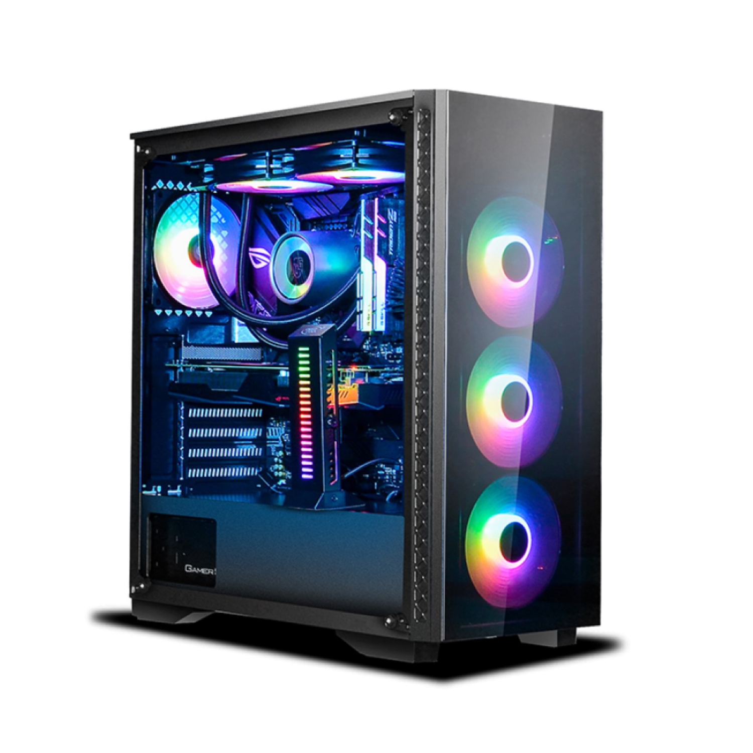 ZONIC Gaming PC | AMD Ryzen 5 5600G Processor 3.9GHz| 16 GB DDR4 RAM | 1TB M.2 SSD| GeForce RTX 3070 8GB GDDR6| Wi-Fi built-in| Windows 11- Gaming Keyboard Mouse and Headset Kit