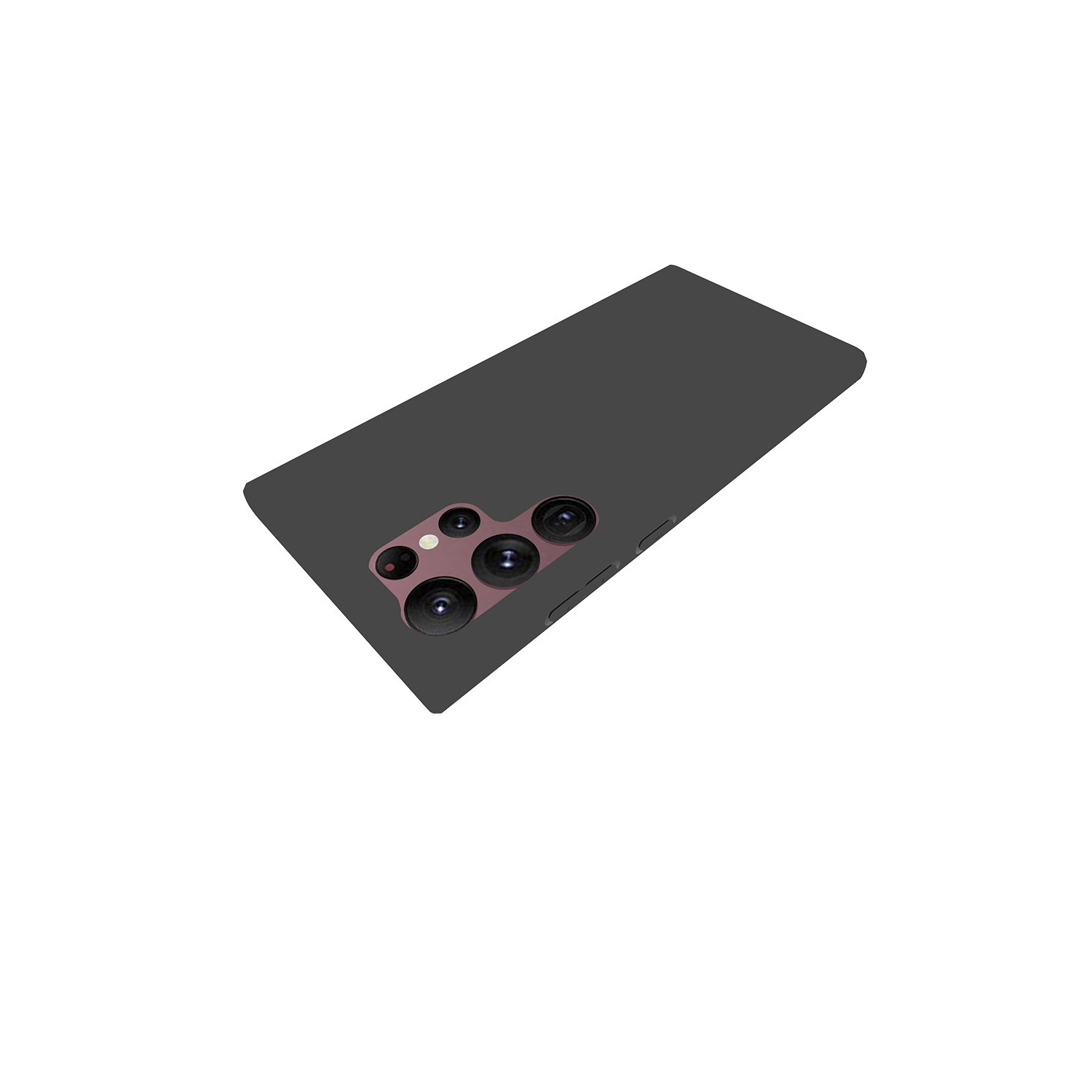 Coques en TPU TopSave Slim, Matte Black Thin Jelly Gel pour Samsung Galaxy S23 Ultra 6.8" 5G