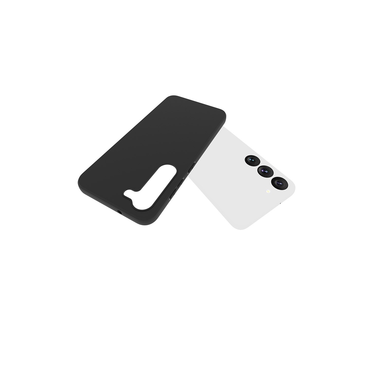 TopSave Slim, Matte Black Thin Soft Jelly Gel TPU Cases For Samsung Galaxy S23 6.1" 5G